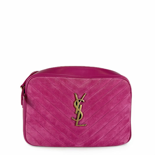 Saint Laurent Lou Suede Camera Bag