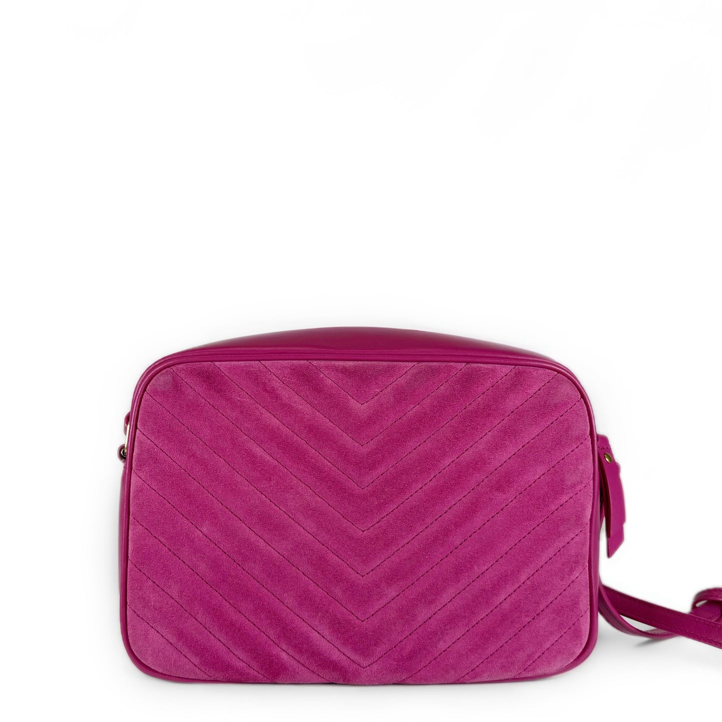 Saint Laurent Lou Suede Camera Bag