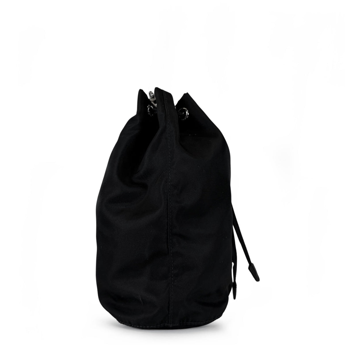 Prada Tessuto Nylon Chain Bucket Bag