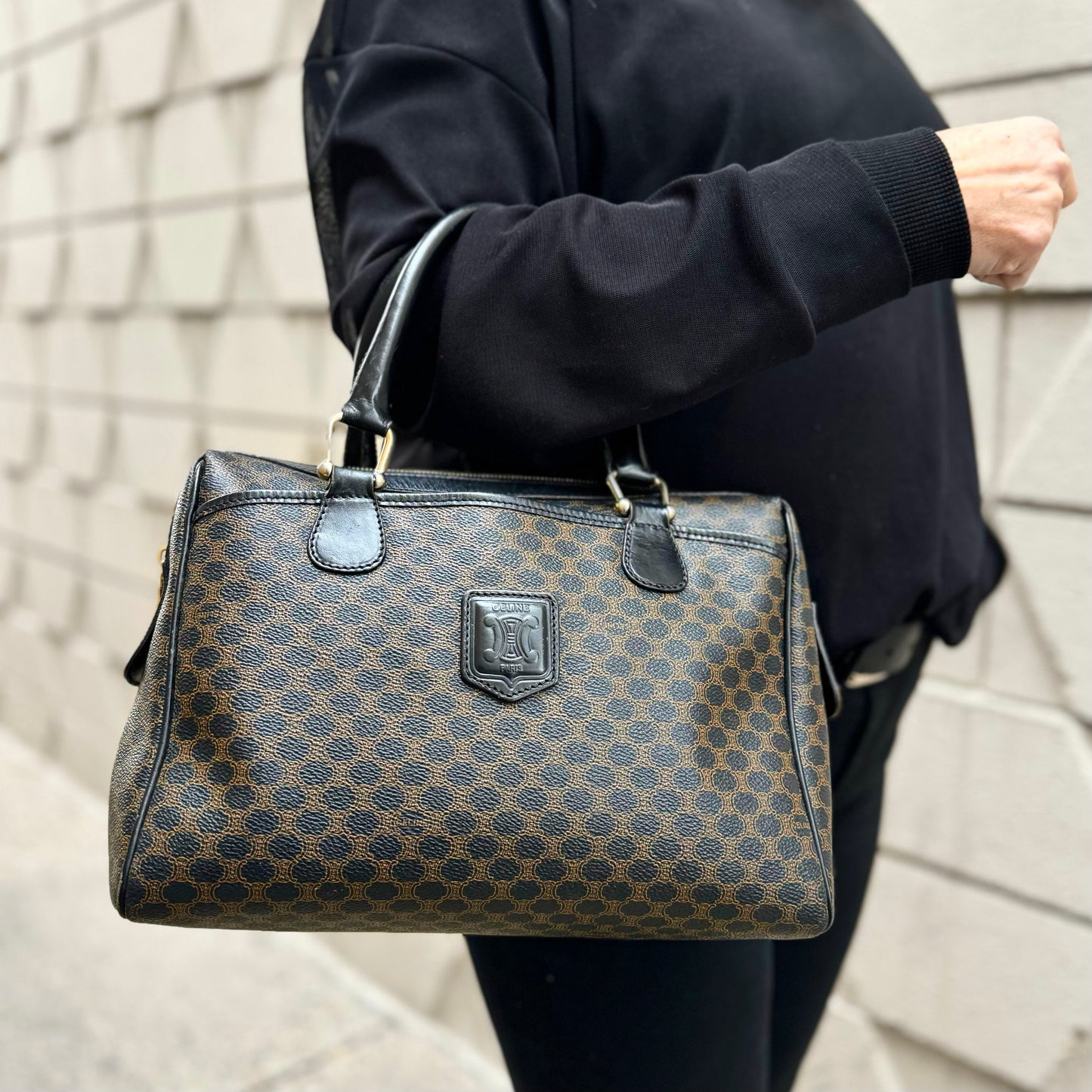 Celine Macadam Boston Bag