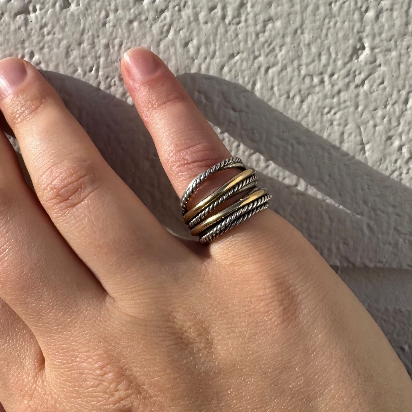 David Yurman Crossover Nine Row Ring