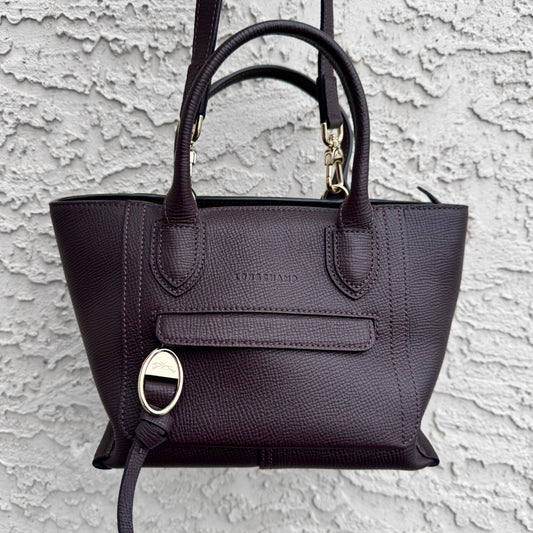 Longchamp Mailbox Aubergine Bag