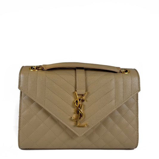 Saint Laurent Triquilt Envelope Bag