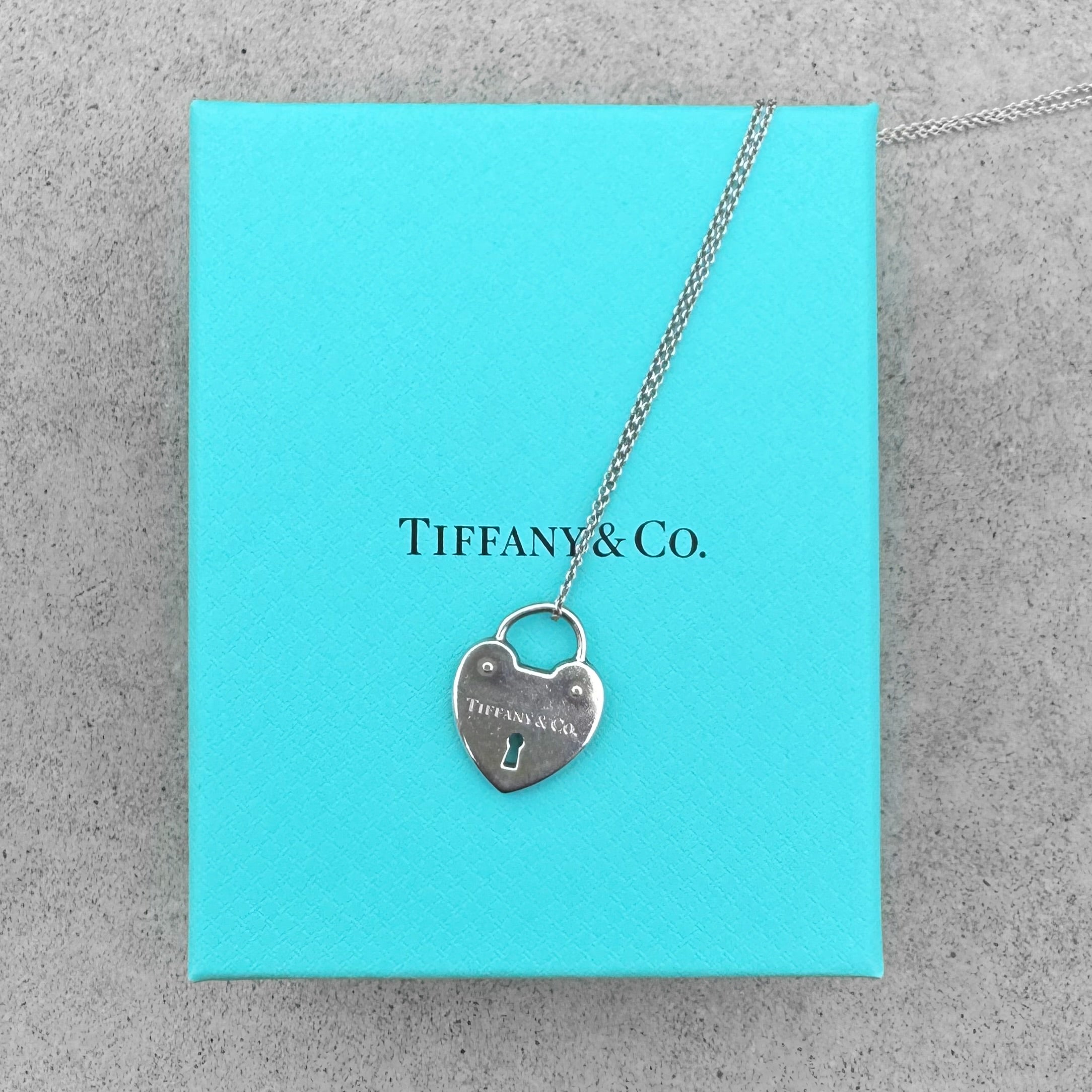 Tiffany & Co. Return to Tiffany Heart Lock Silver Necklace