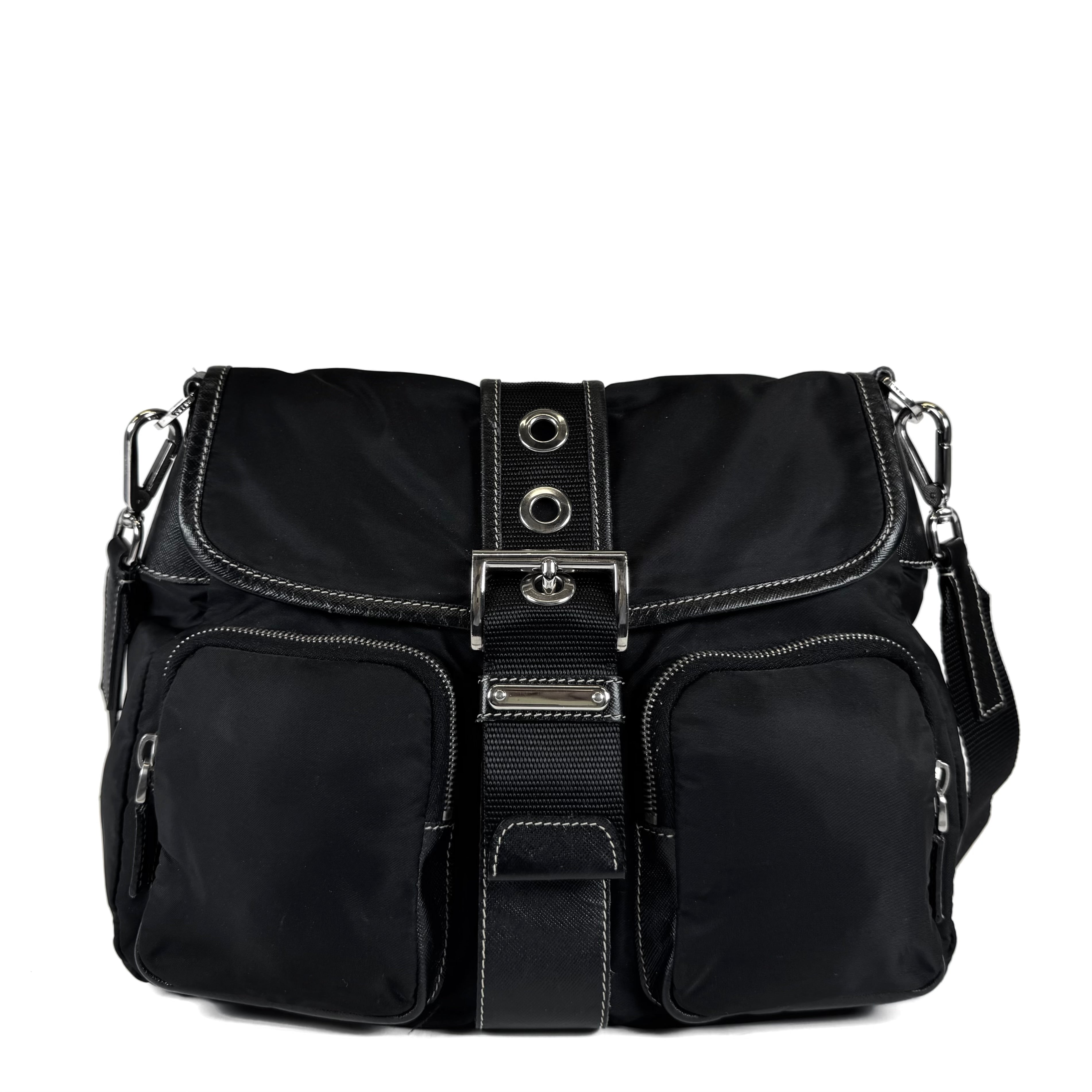 Prada Tessuto Nylon Messenger Bag – Wilder's Consignment House