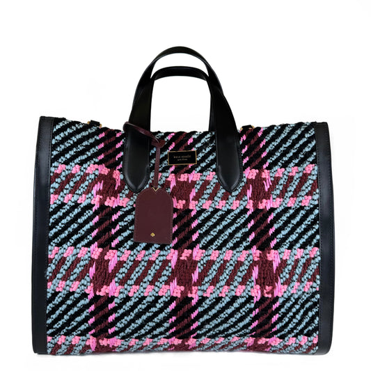 Kate Spade Plaid Manhattan Tote Bag