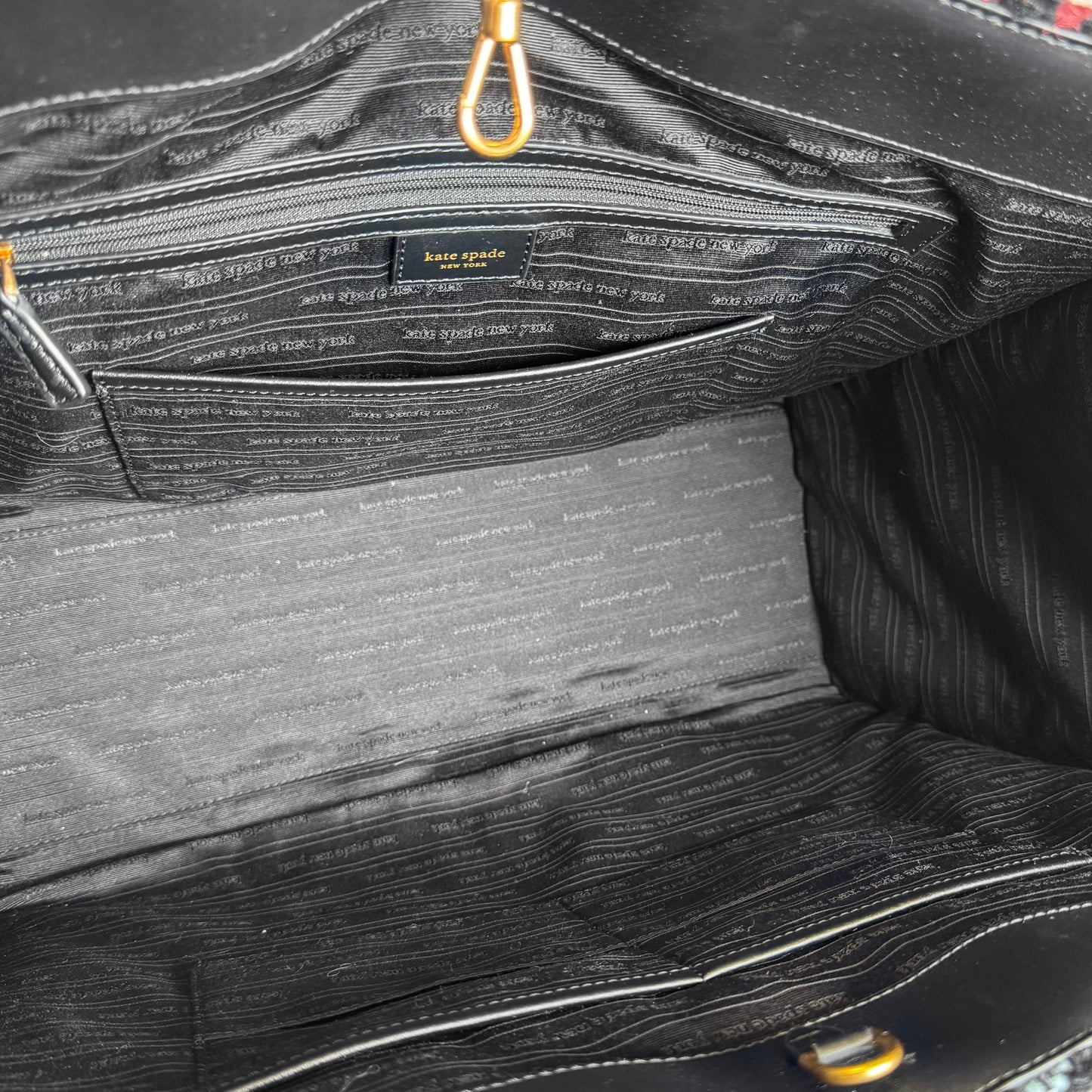 Kate Spade Plaid Manhattan Tote Bag