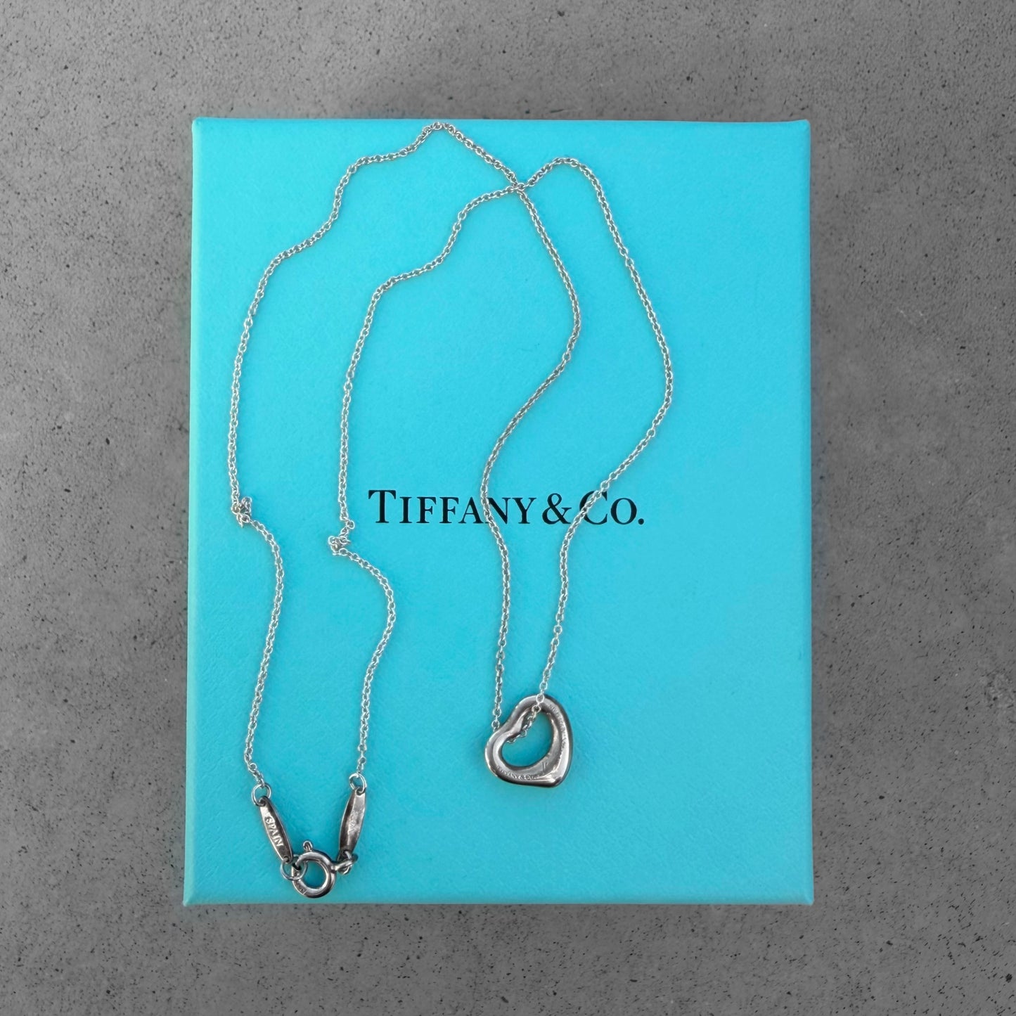 Tiffany & Co. Elsa Peretti Open Heart Necklace