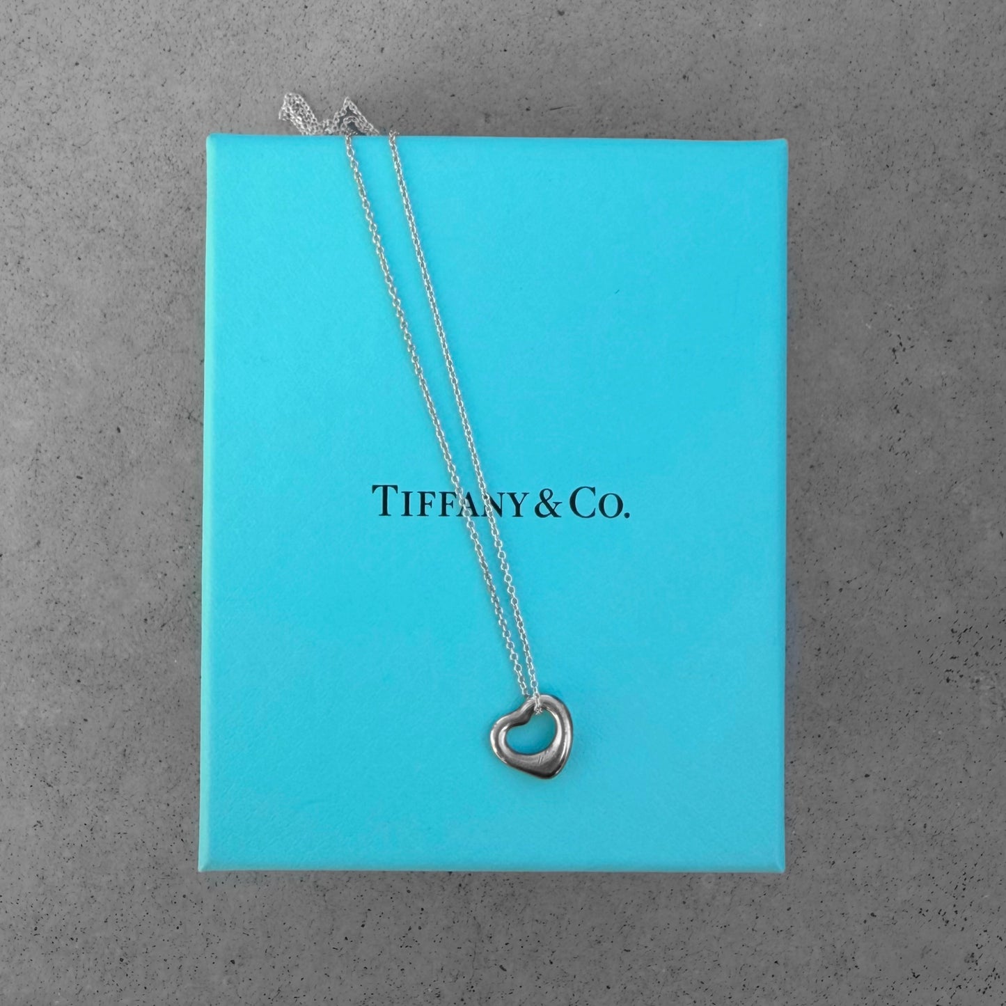 Tiffany & Co. Elsa Peretti Open Heart Necklace
