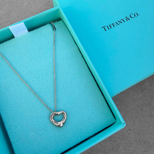 Tiffany & Co. Elsa Peretti Open Heart Necklace