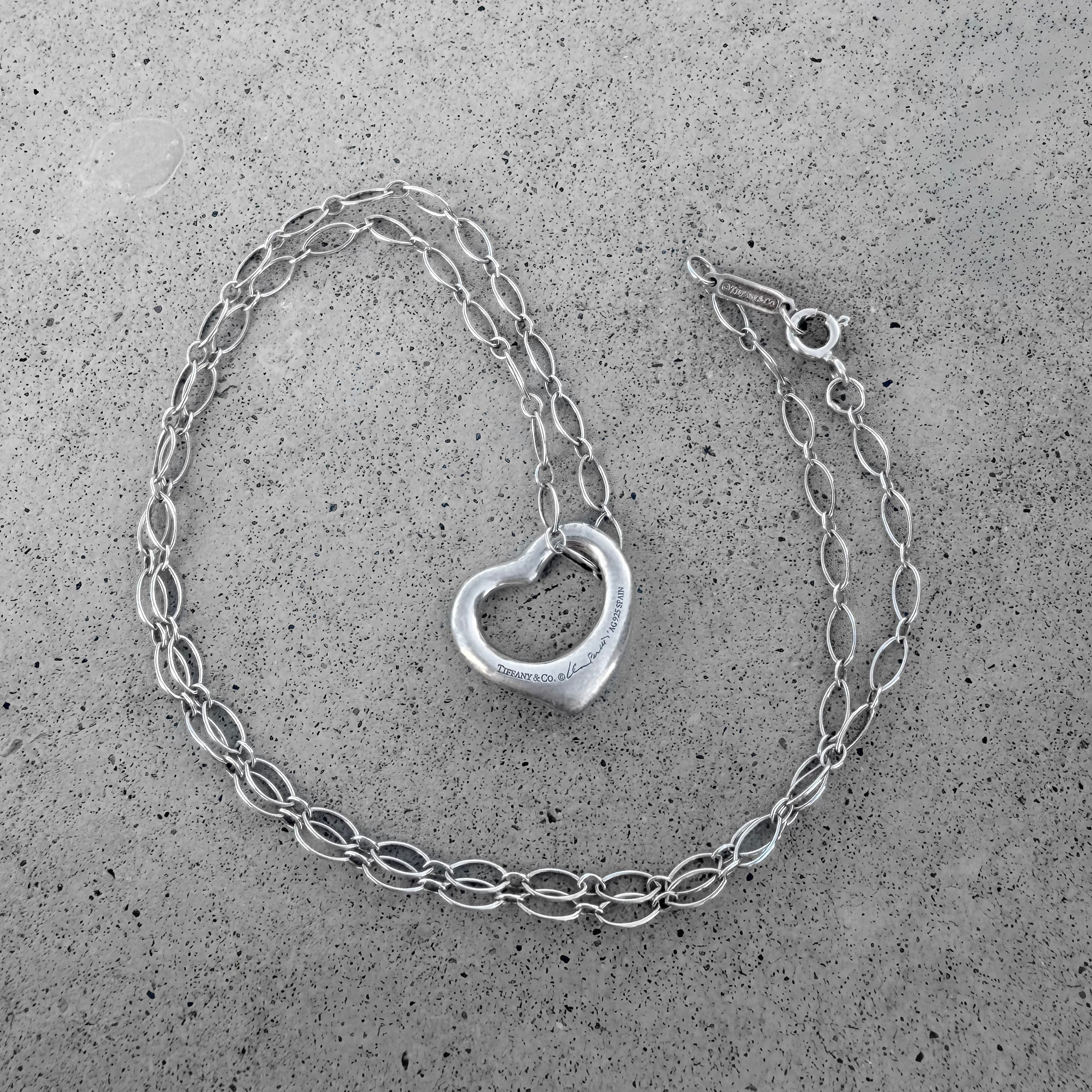 Tiffany & Co. Elsa Peretti Open Heart Necklace – Wilder's