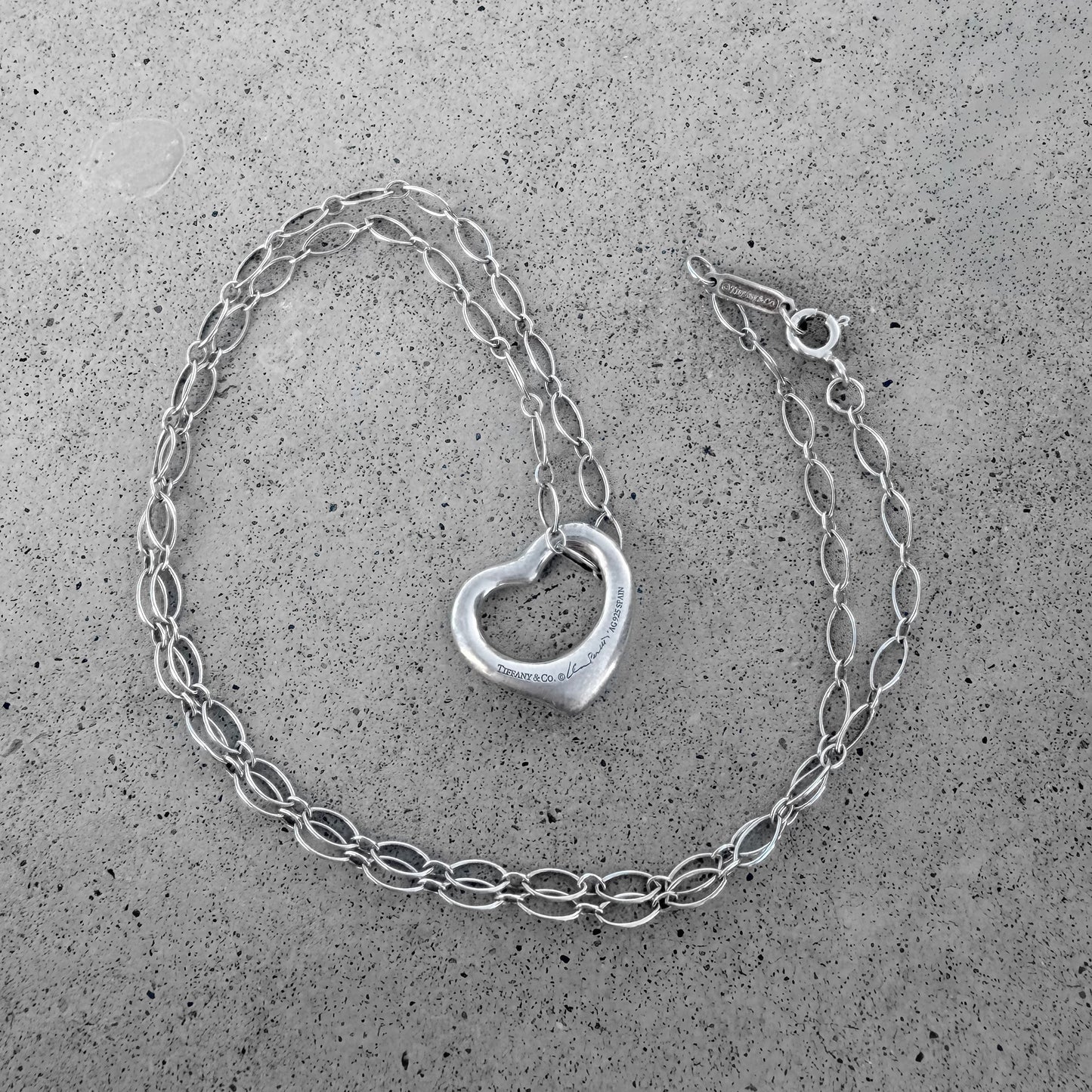 Tiffany & Co. Elsa Peretti Open Heart Necklace