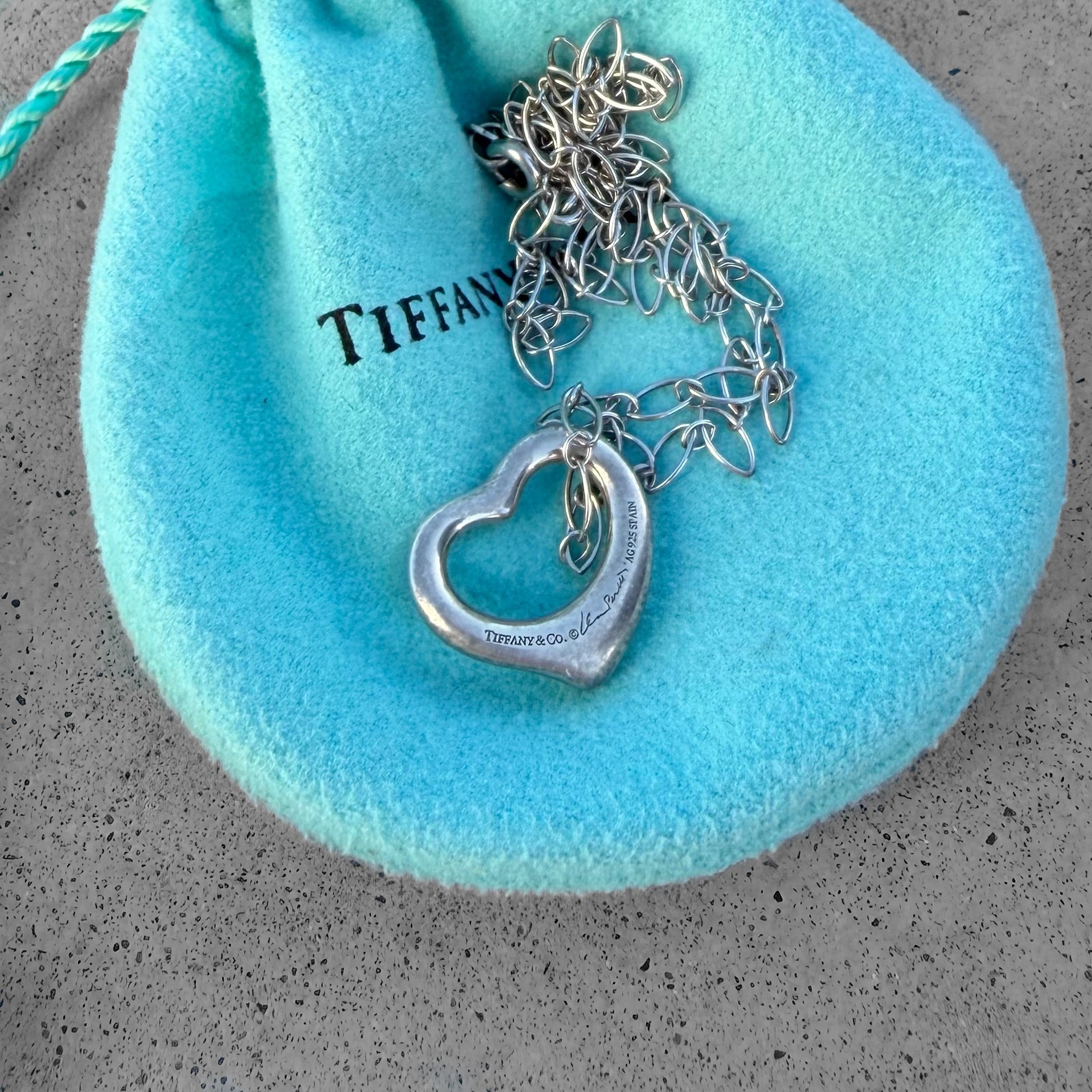 Tiffany & Co. Elsa Peretti Open Heart Necklace – Wilder's