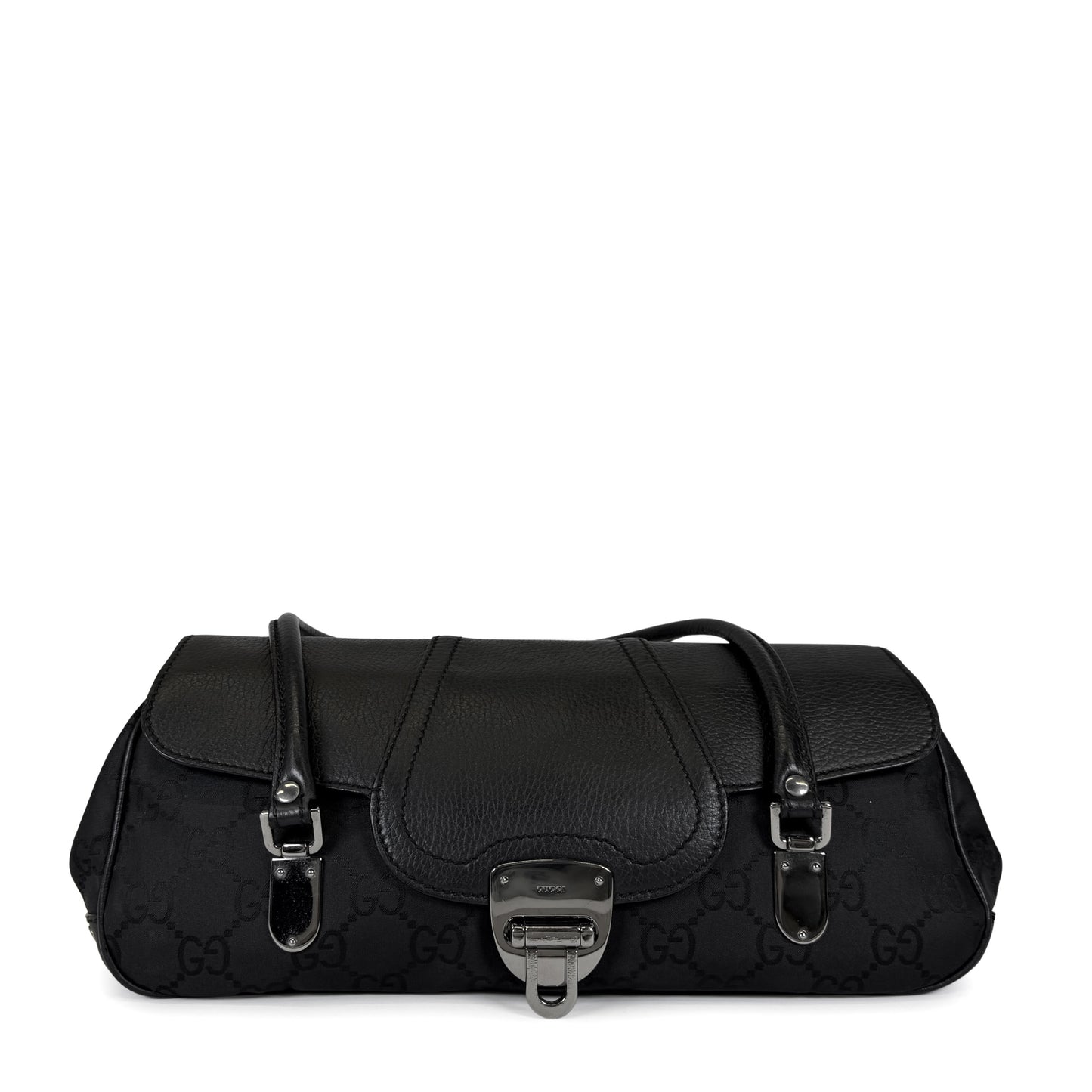 Gucci GG Monogram Baguette Shoulder Bag