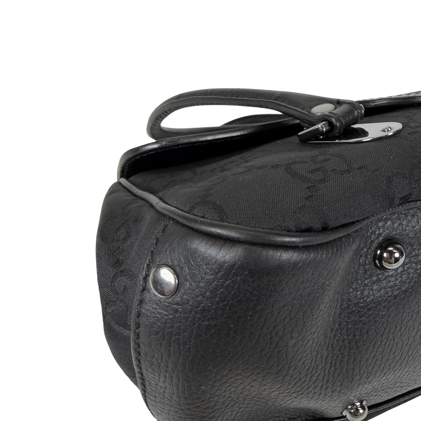 Gucci GG Monogram Baguette Shoulder Bag
