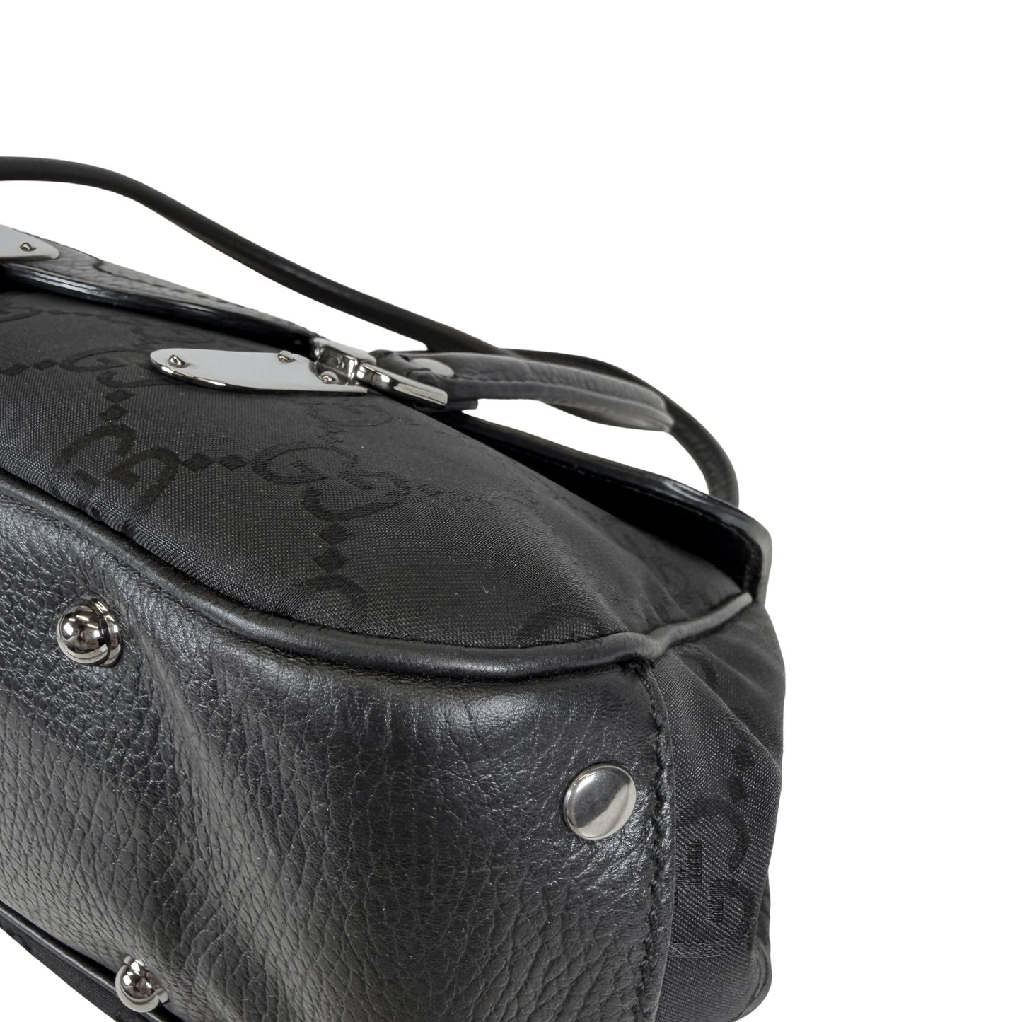 Gucci GG Monogram Baguette Shoulder Bag