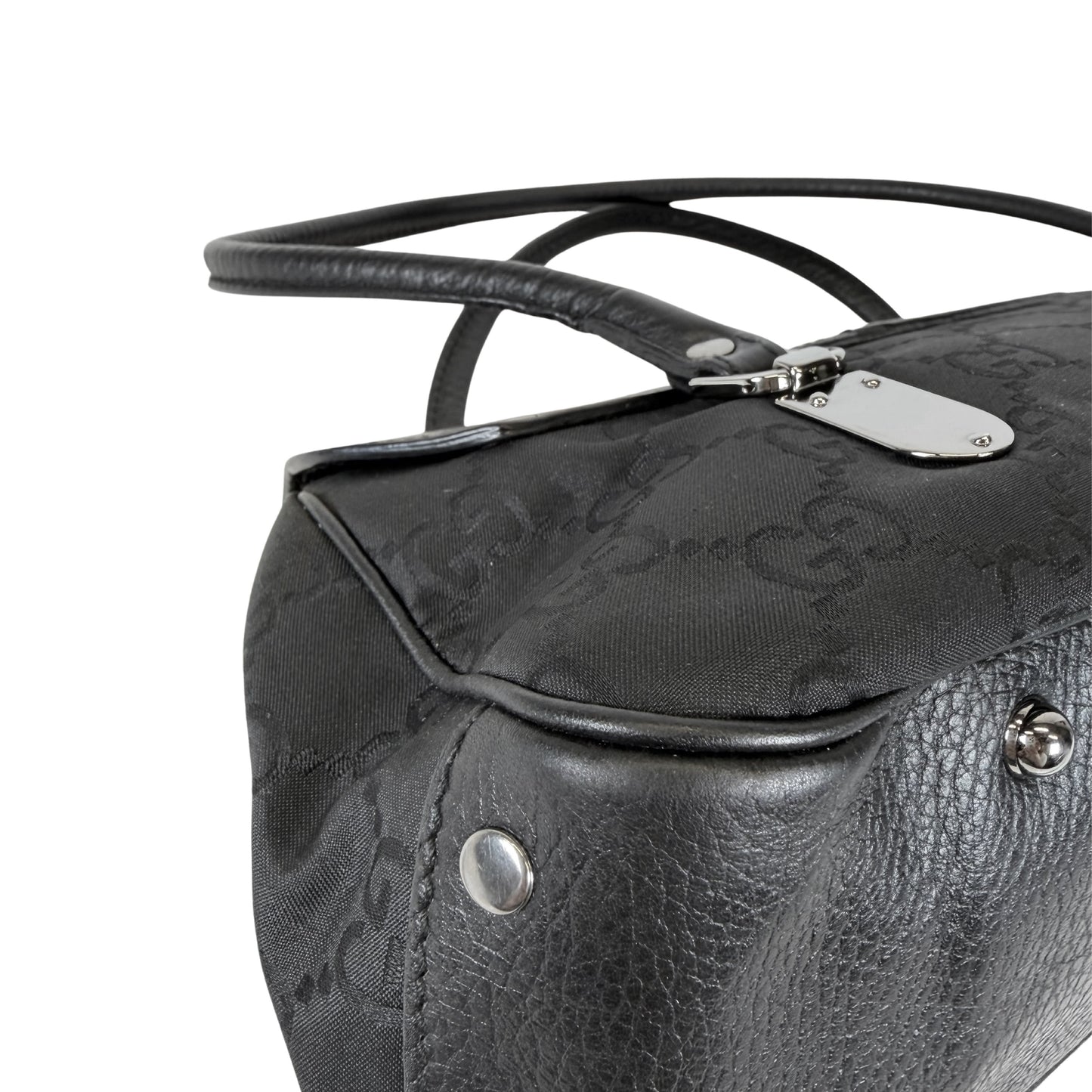 Gucci GG Monogram Baguette Shoulder Bag