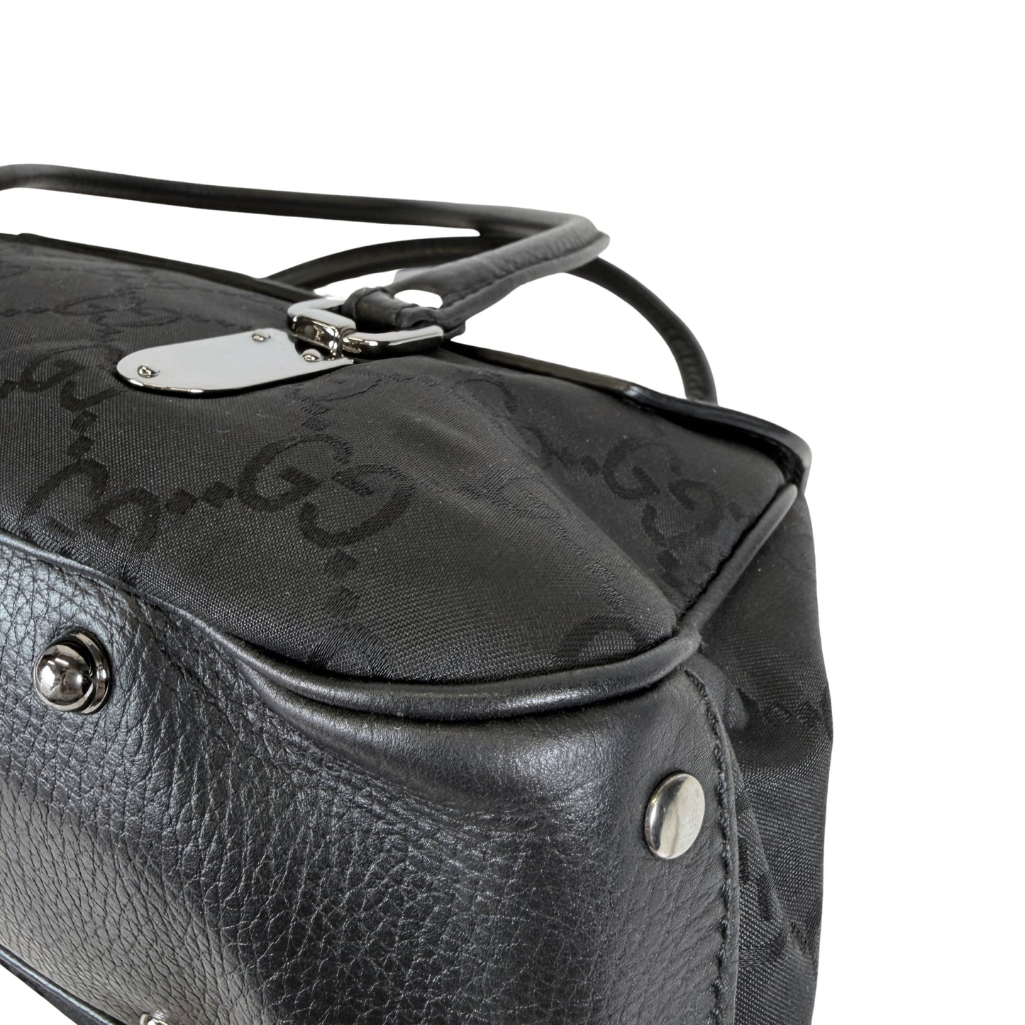 Gucci GG Monogram Baguette Shoulder Bag