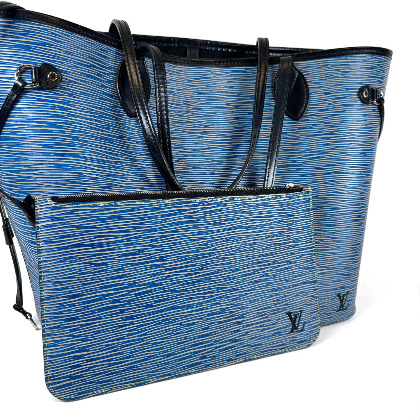 Louis Vuitton Limited Edition Neverful Epi Denim MM Bag