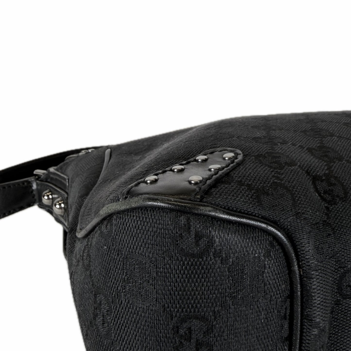 Gucci GG Monogram Horsebit Shoulder Bag