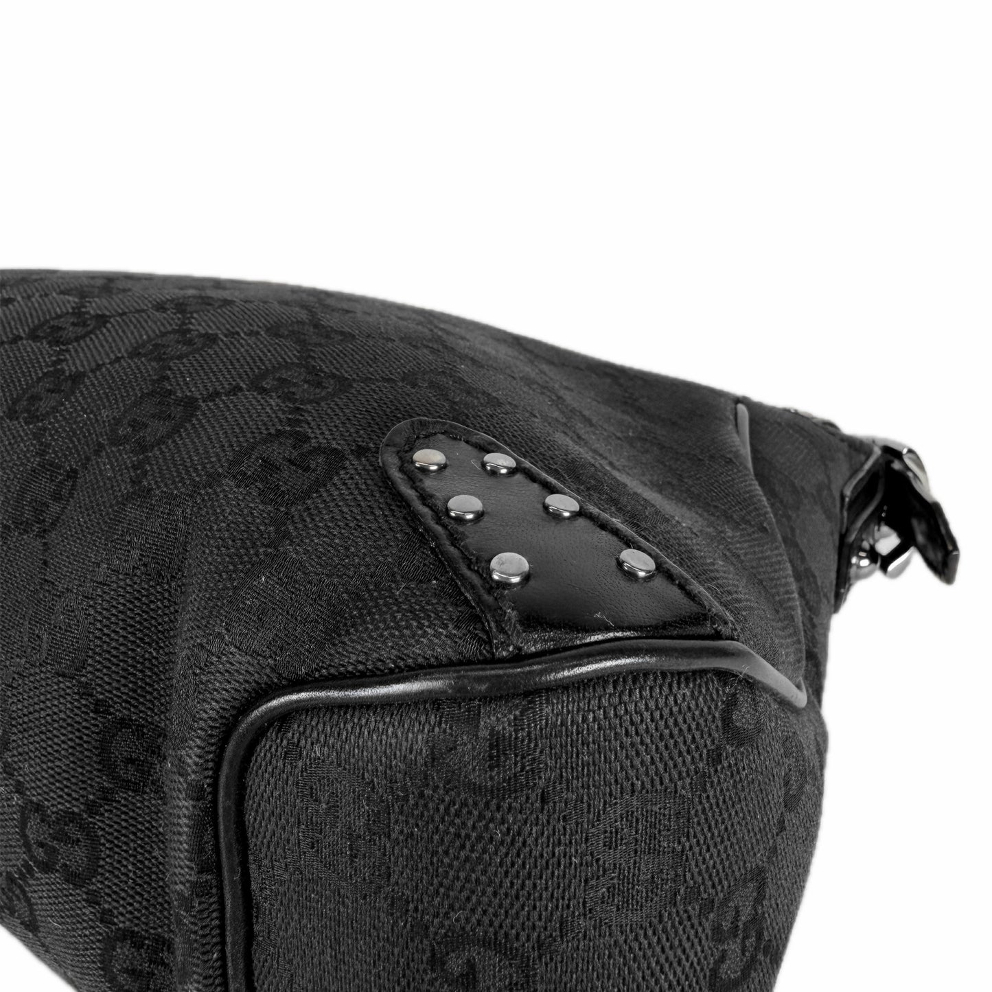 Gucci GG Monogram Horsebit Shoulder Bag