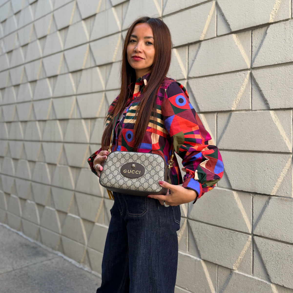 Gucci Neo GG Supreme Vintage Camera Bag