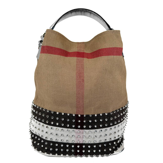 Burberry Susanna Studded Check Bucket