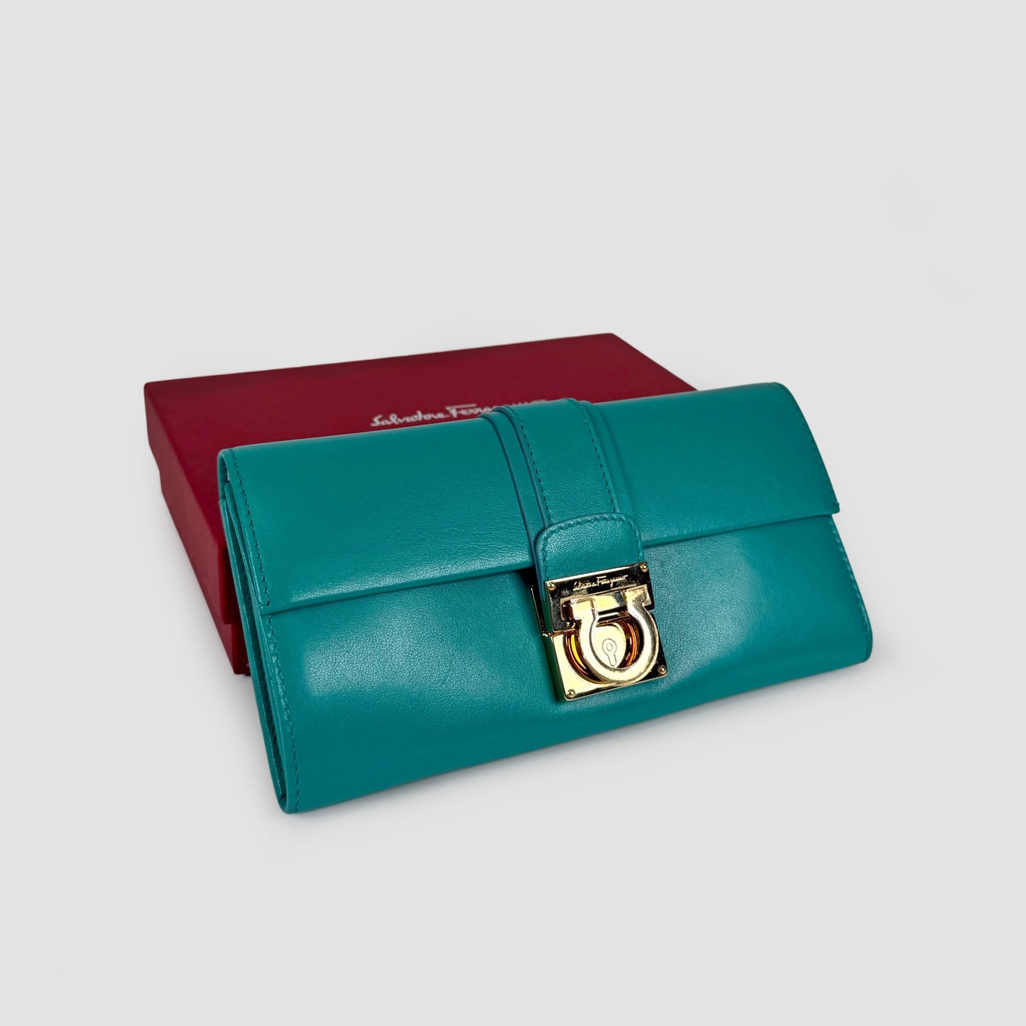 Salvatore Ferragamo Gancini Long Wallet