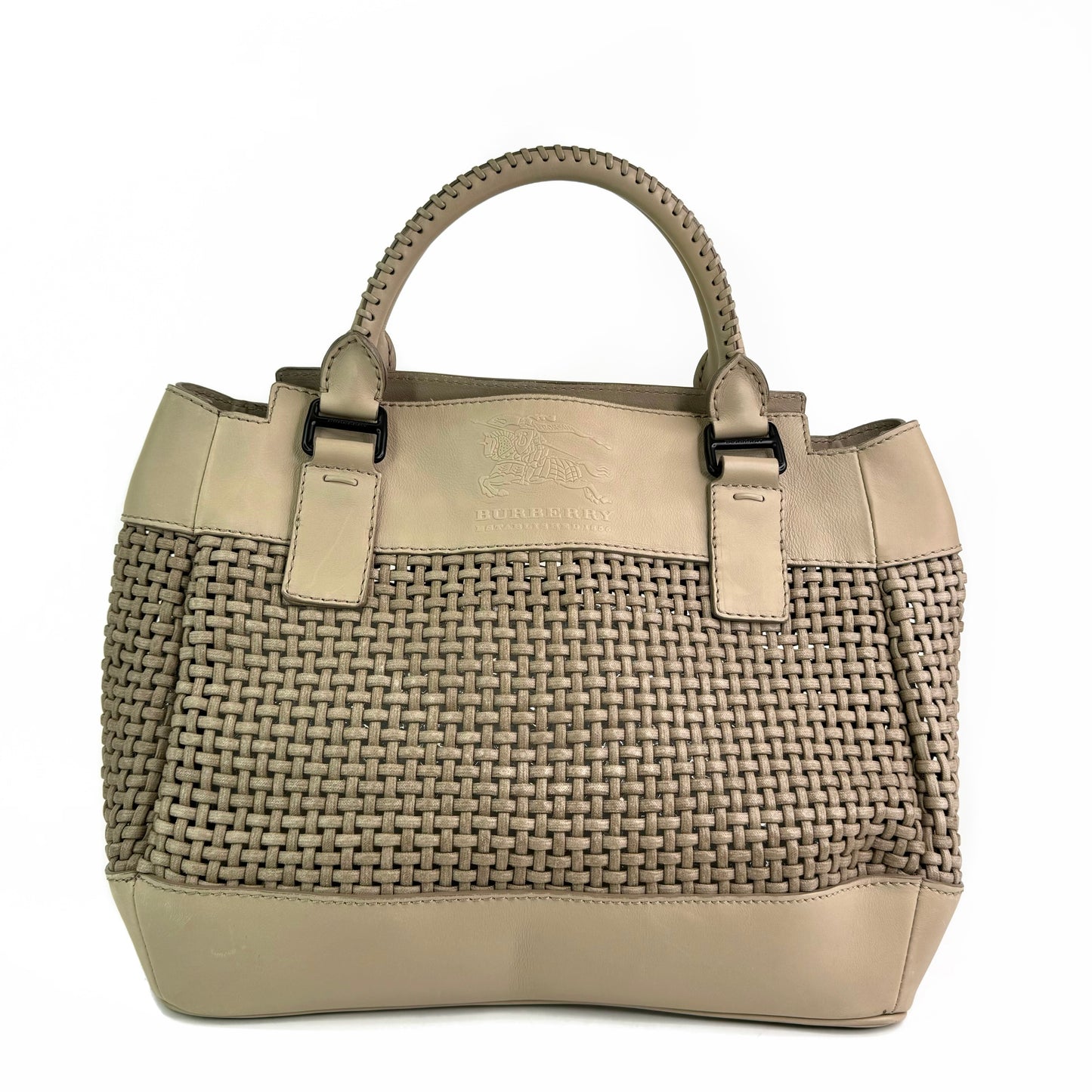 Burberry Weave Whipstitch Bag