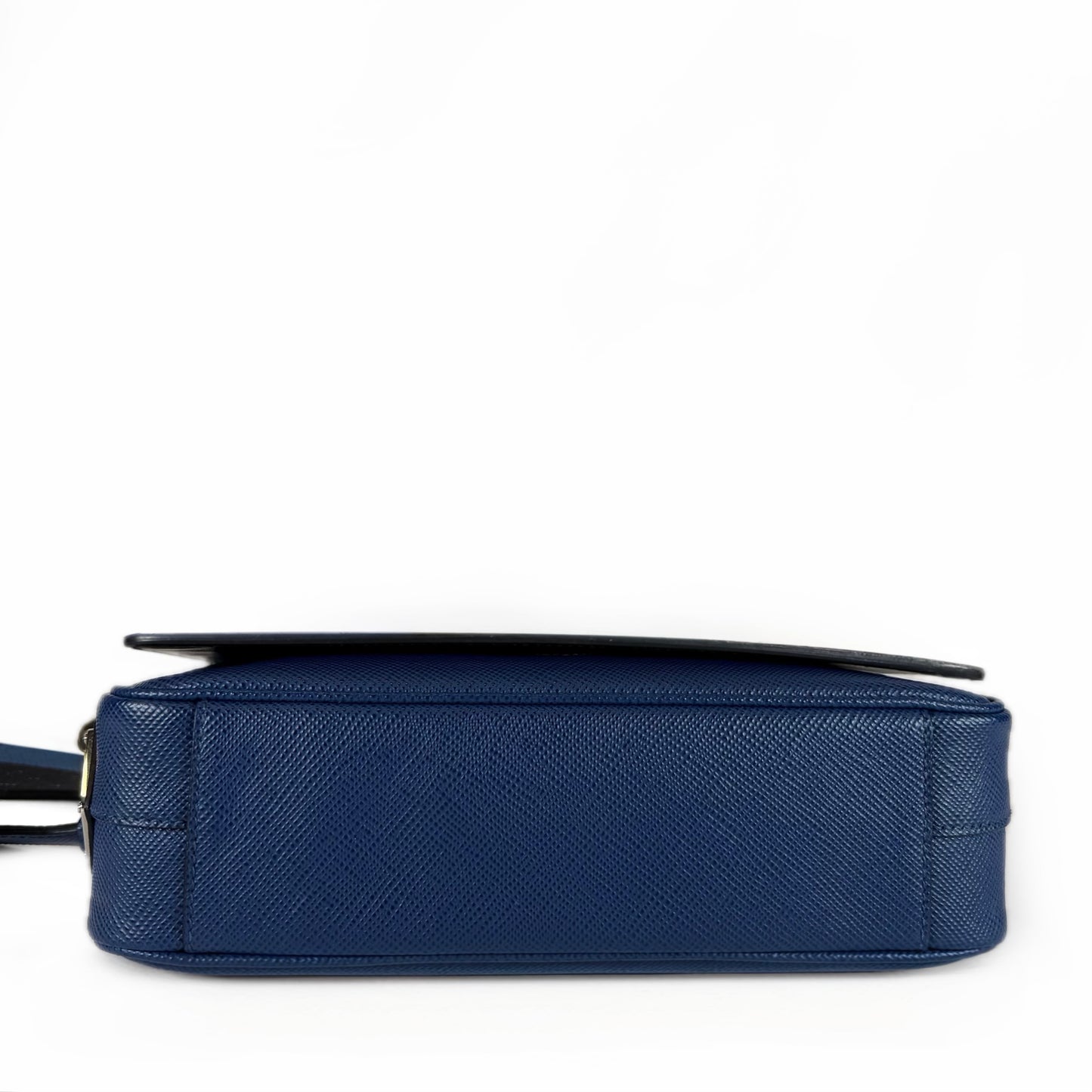 Prada Embossed Logo Saffiano Messenger Bag