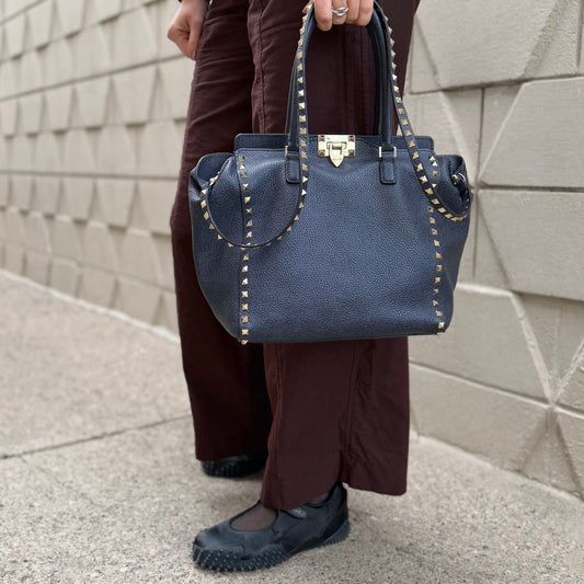 Valentino Garavani Rockstud Trapeze Tote Bag