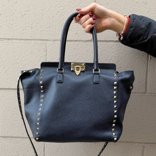 Valentino Garavani Rockstud Trapeze Tote Bag