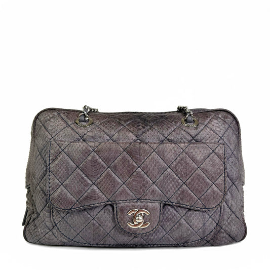 Chanel Python Skin Shoulder Bag