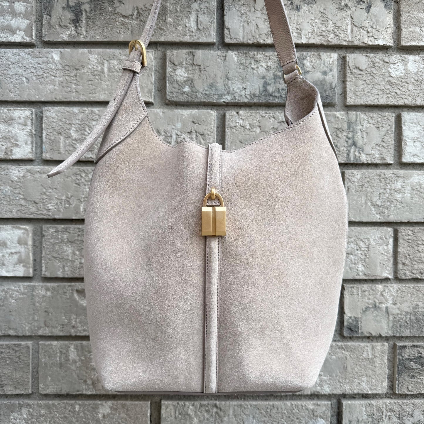 Demellier Siena Suede Bucket Bag