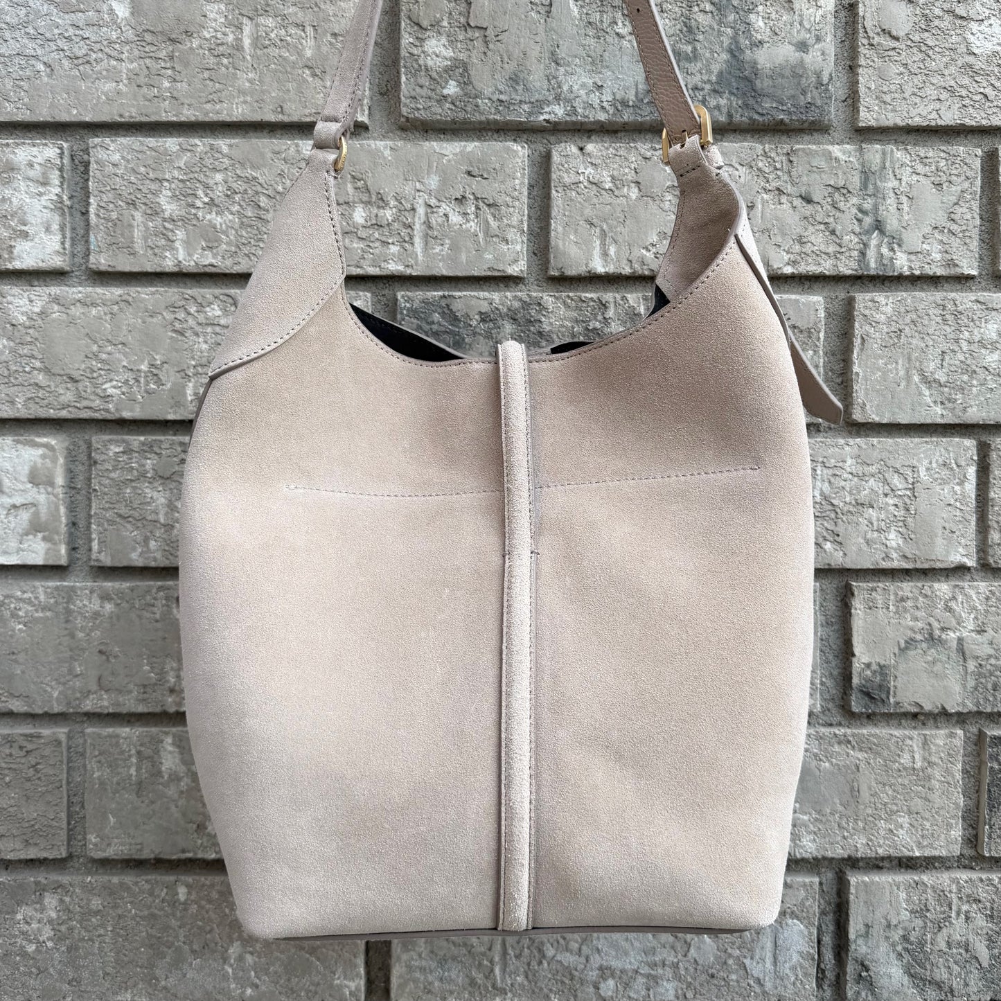 Demellier Siena Suede Bucket Bag