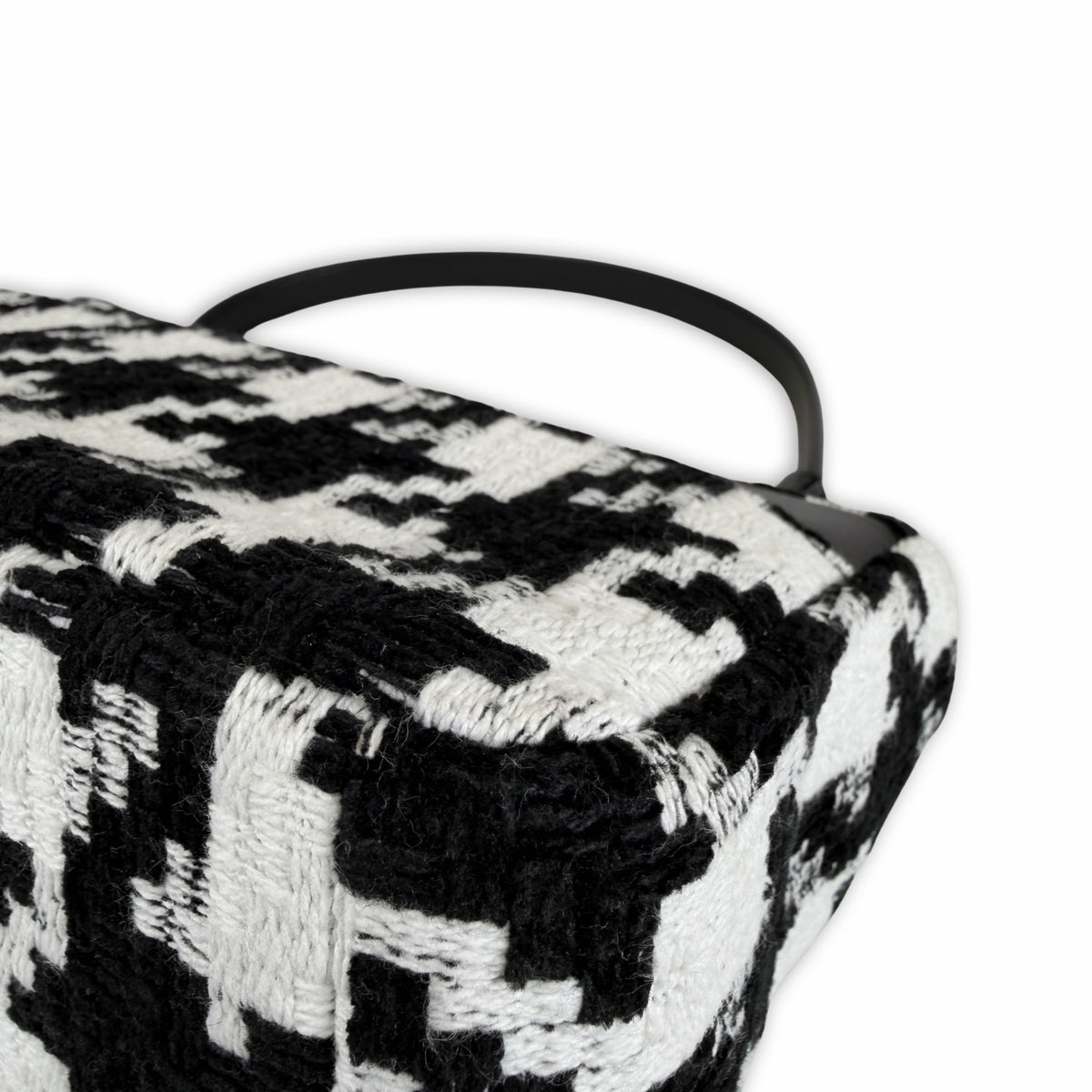 Christian Dior Houndstooth Caro Medium Shoulder Bag