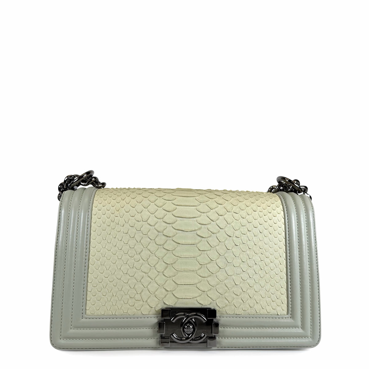 Chanel Python Boy Bag