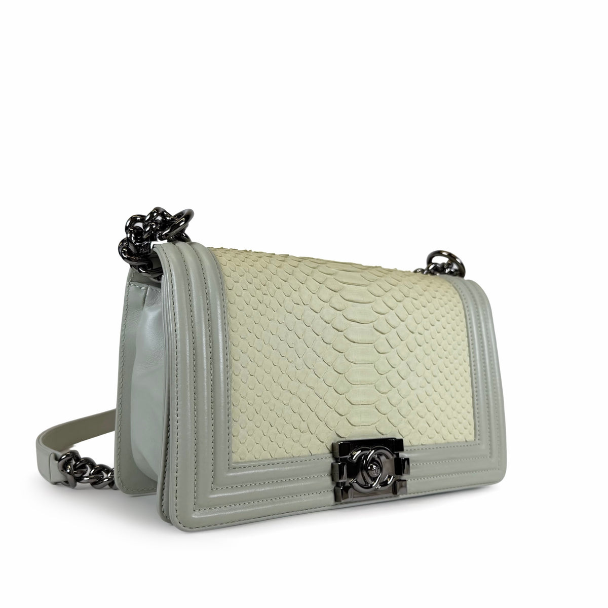 Chanel Python Boy Bag