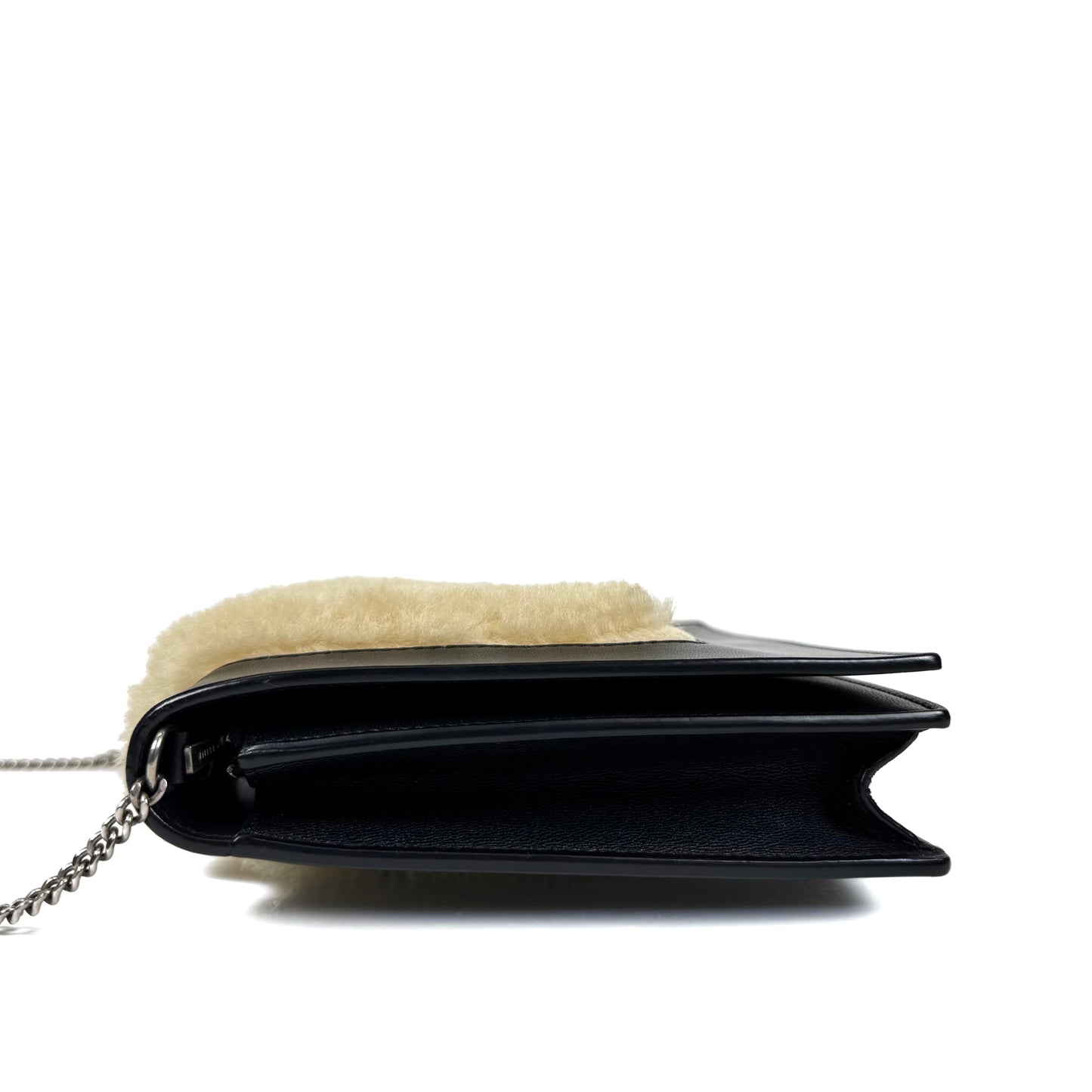 Celine Shearling Frame Bag