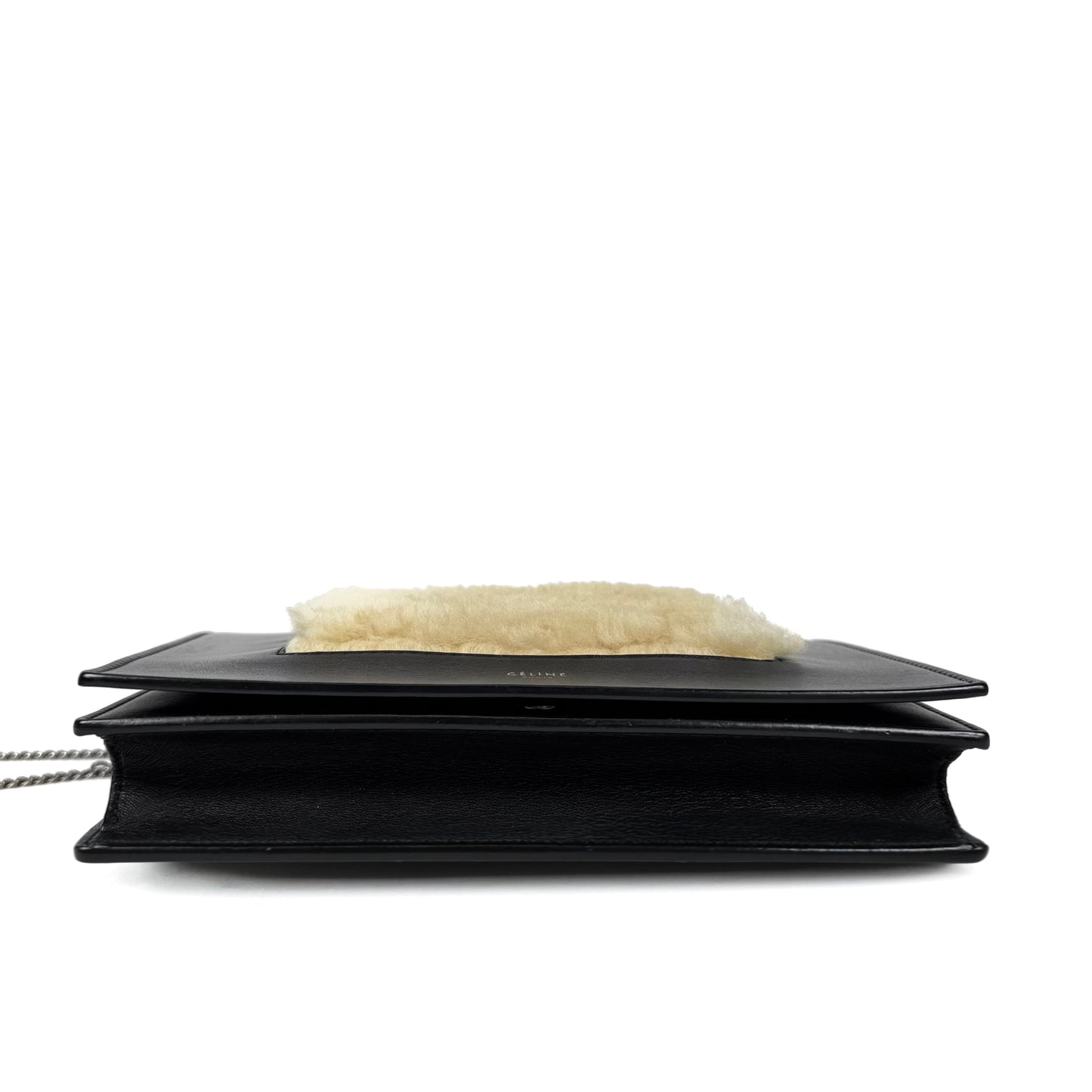Celine Shearling Frame Bag