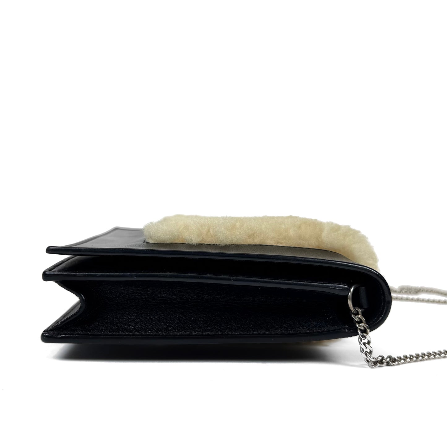 Celine Shearling Frame Bag