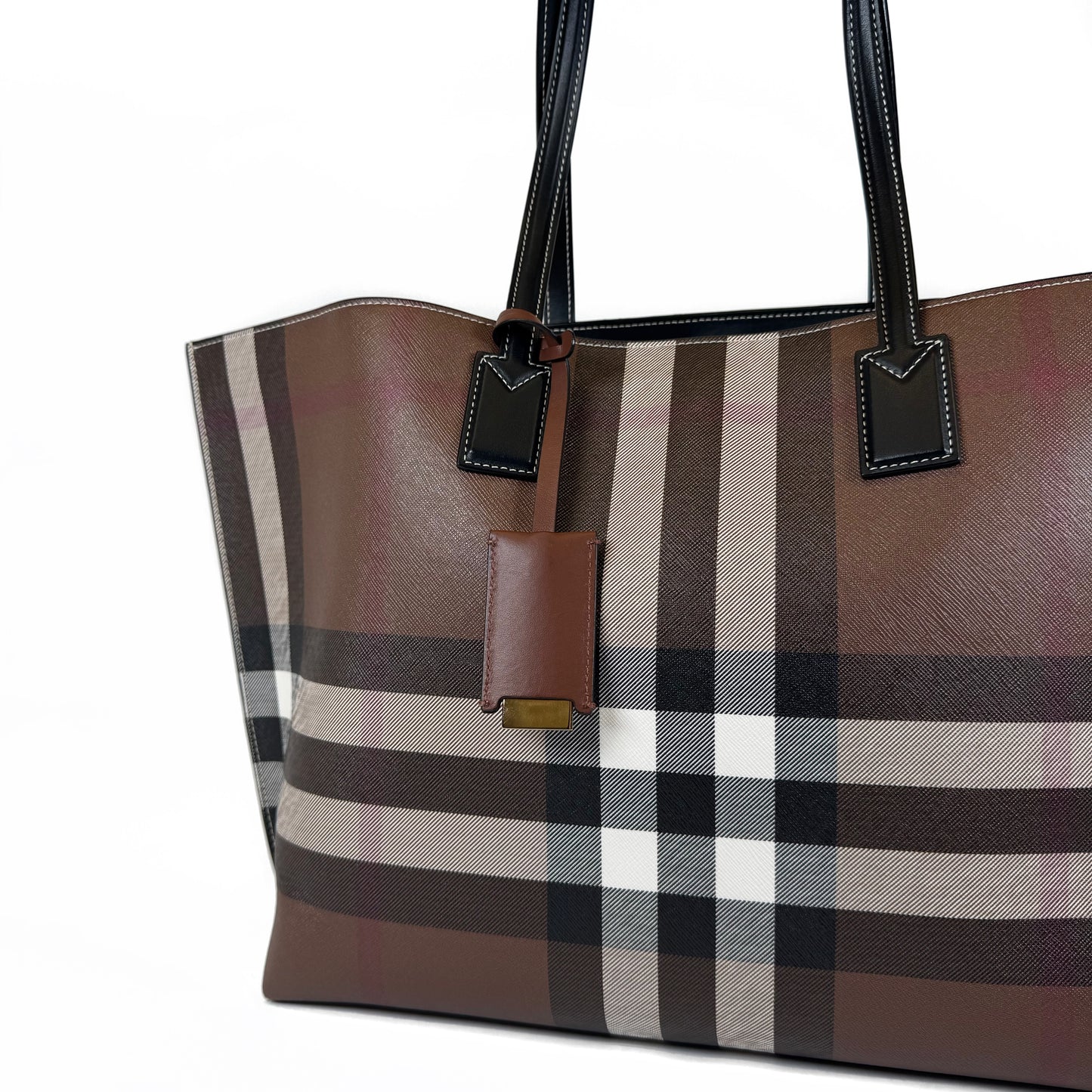 Burberry Check Tote Bag