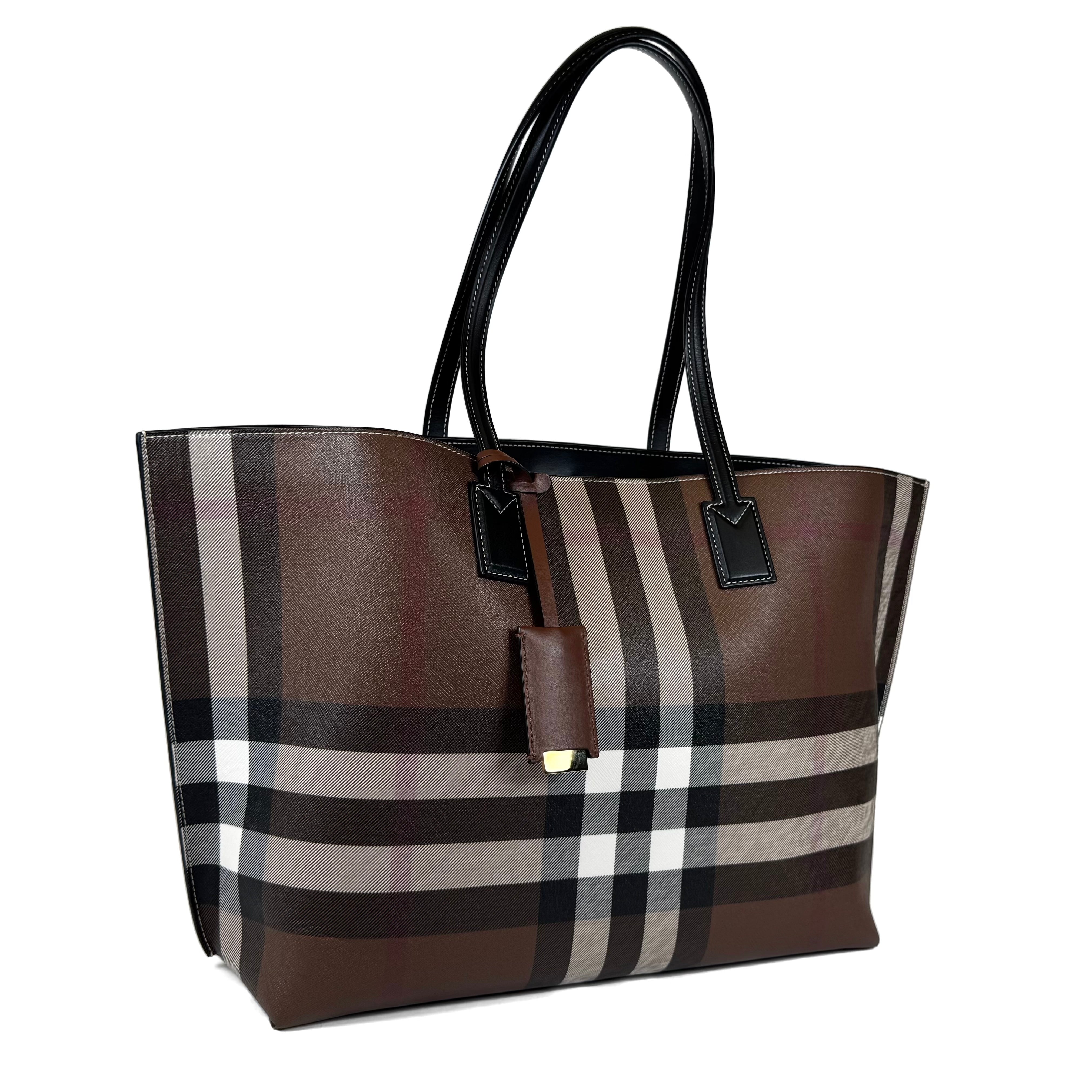 関税込！【BURBERRY】 SS25 SM CHECK TOTE Burberry Small London Check Tote Bag | Saks Fifth Avenue
