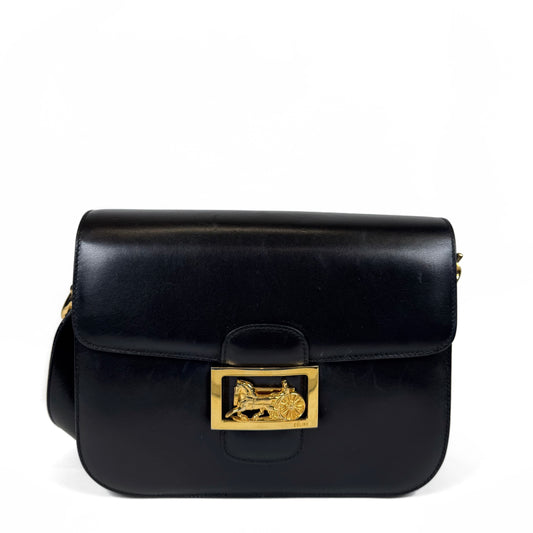 Celine Vintage Horse Carriage Box Bag
