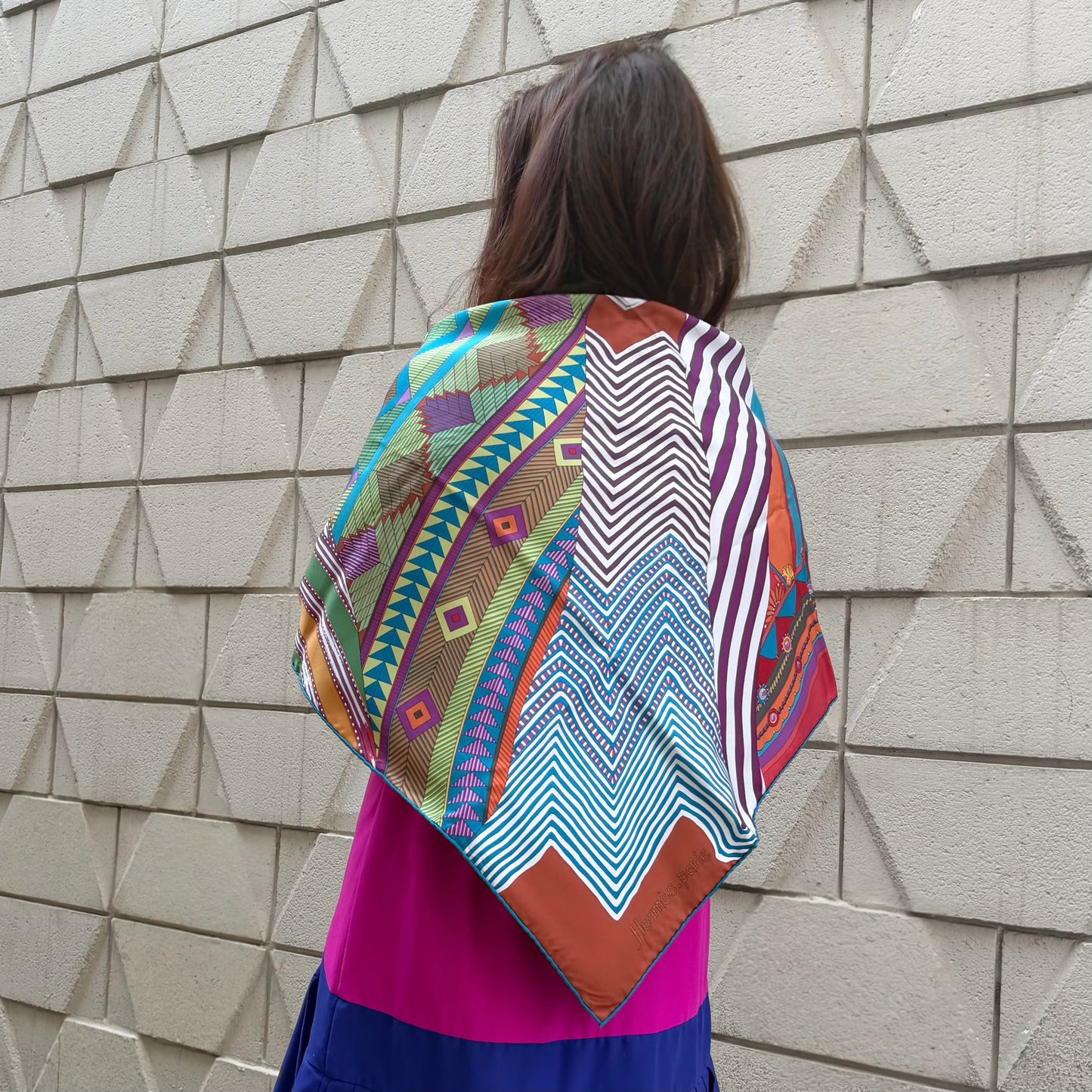 Hermès "Coupons Indiens" Silk Scarf