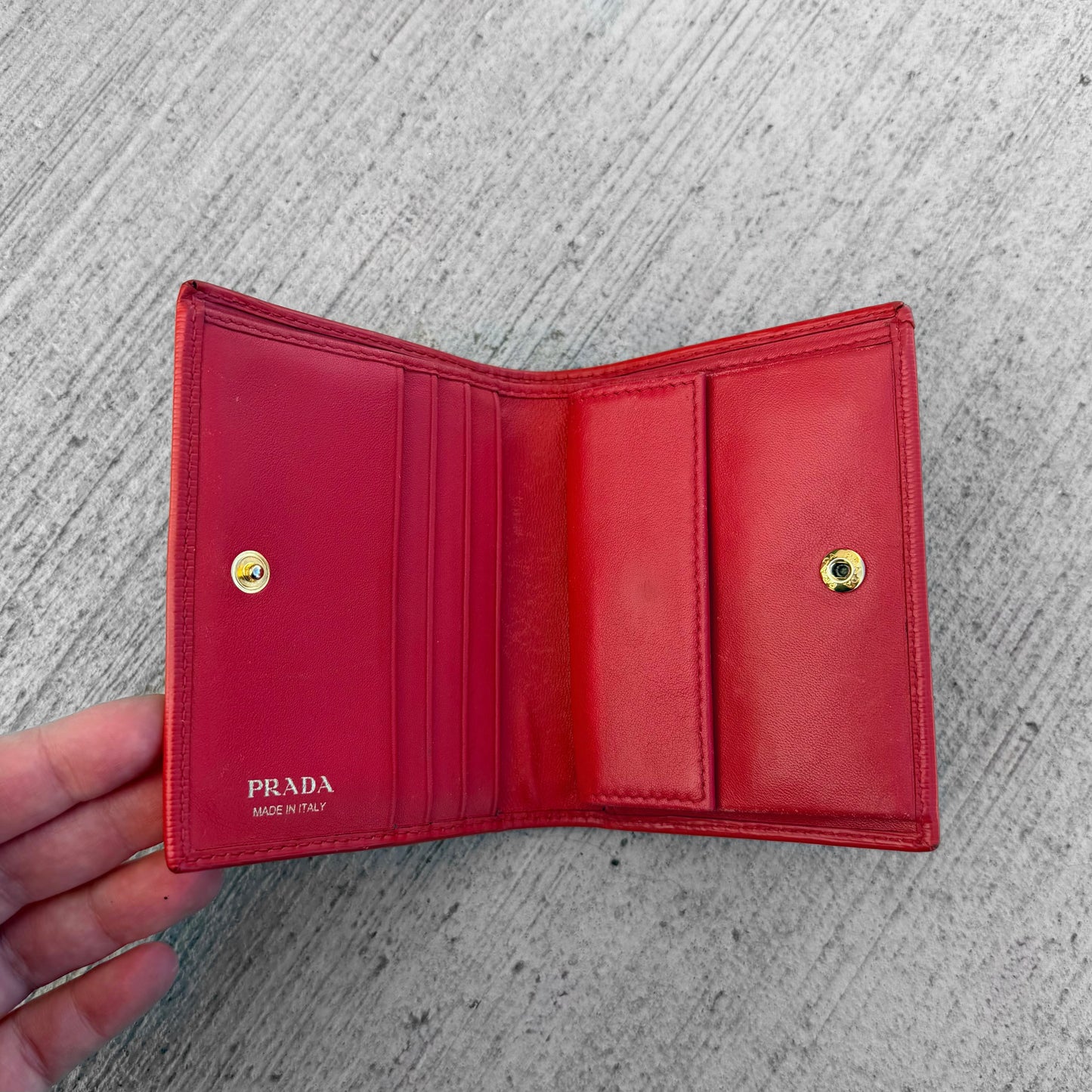 Prada Saffiano Small Bifold Wallet