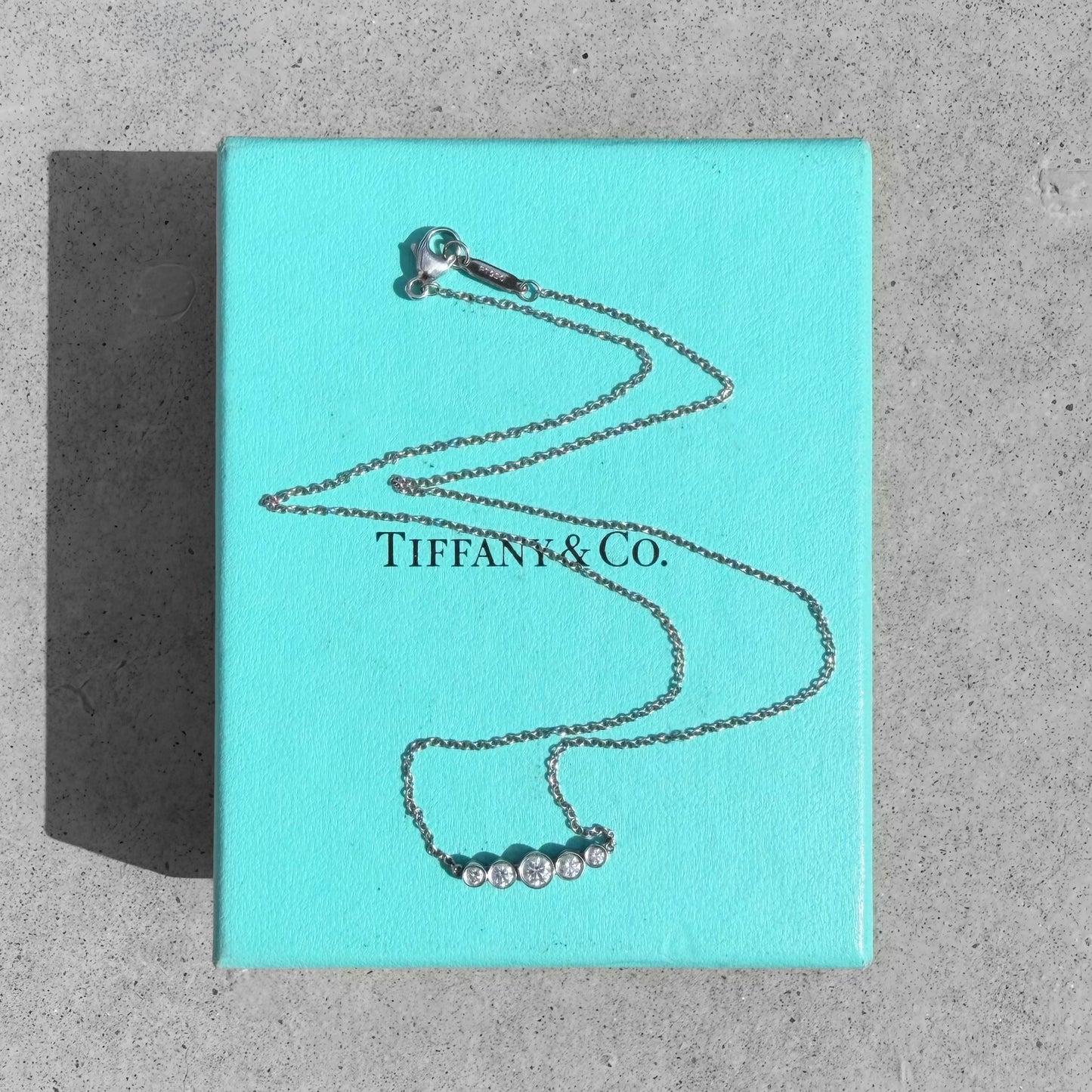 Tiffany Jazz Platinum Diamond Necklace