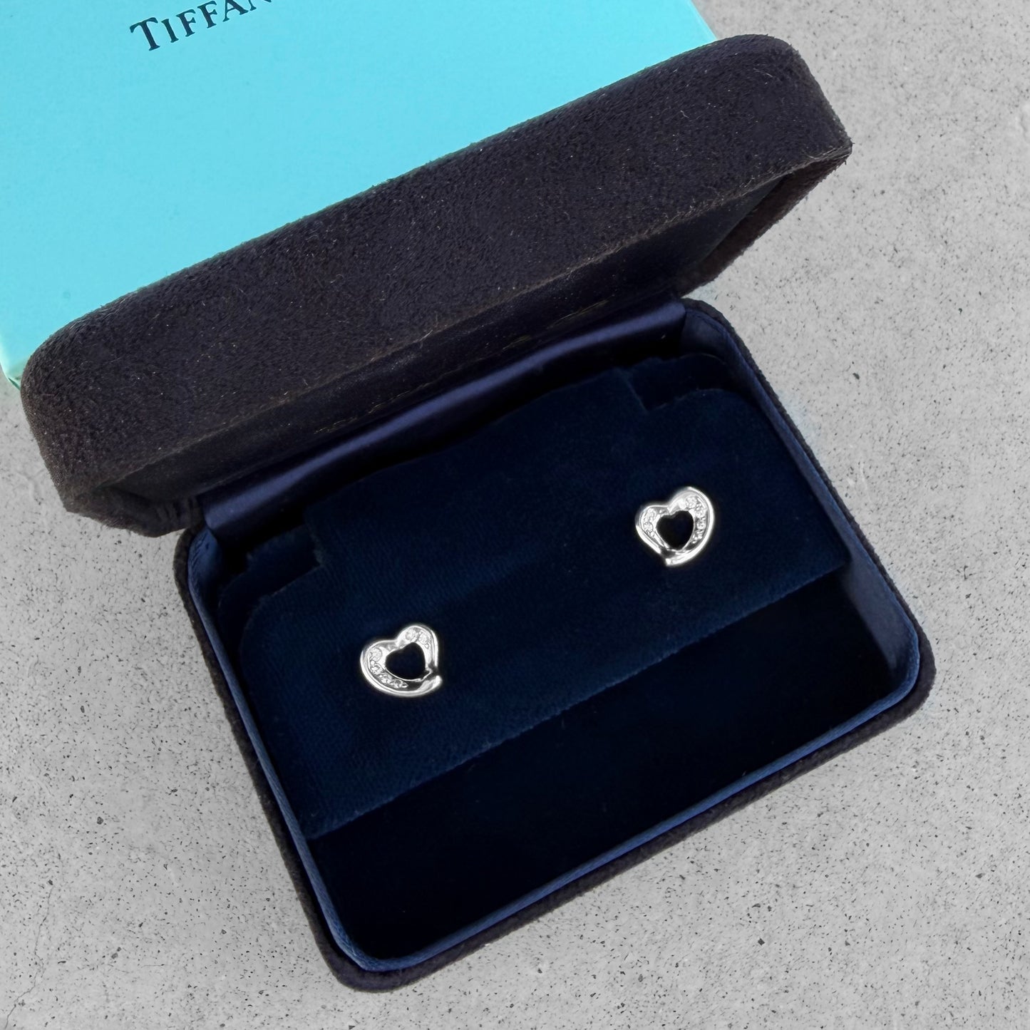 Tiffany & Co. Elsa Peretti Open Heart Earrings