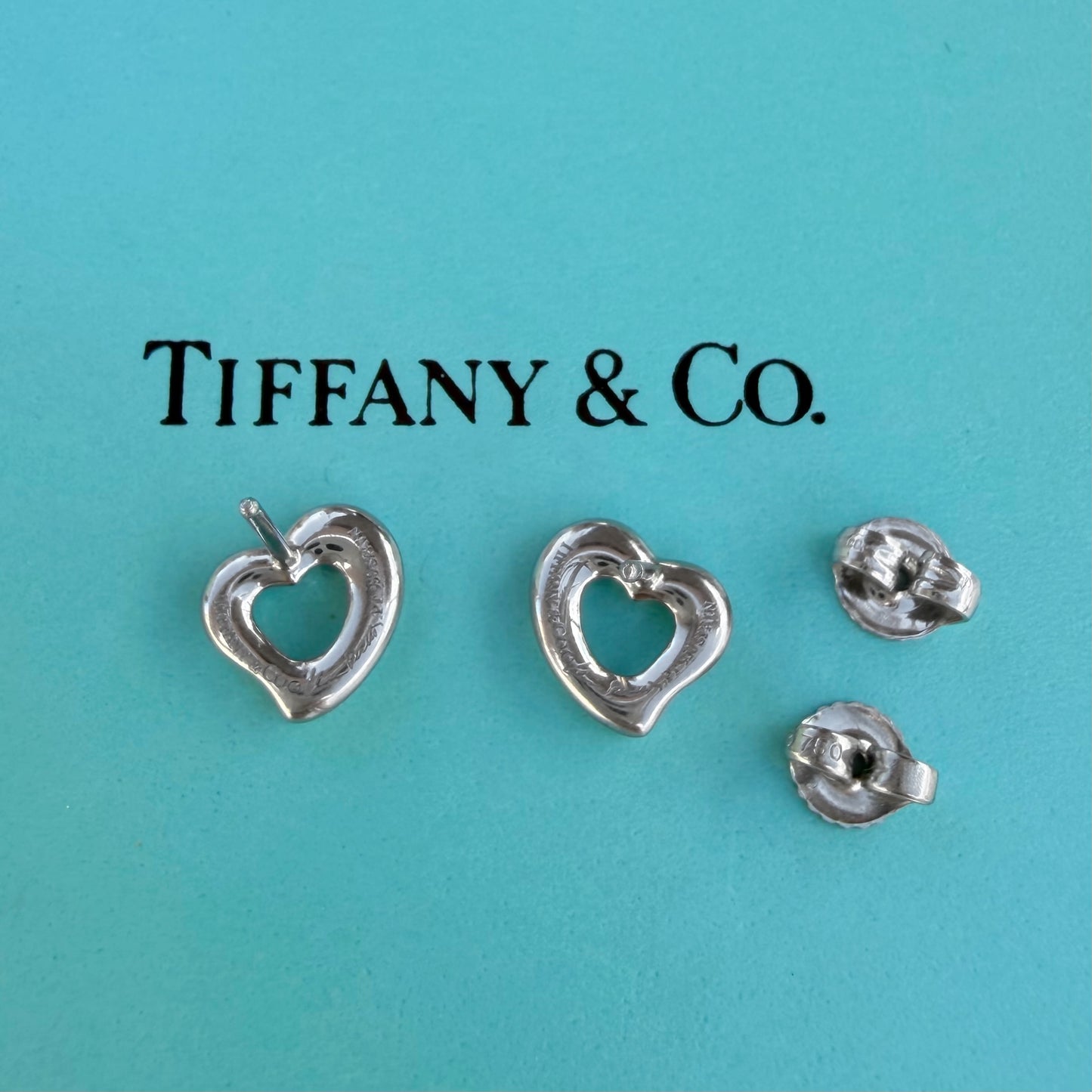 Tiffany & Co. Elsa Peretti Open Heart Earrings