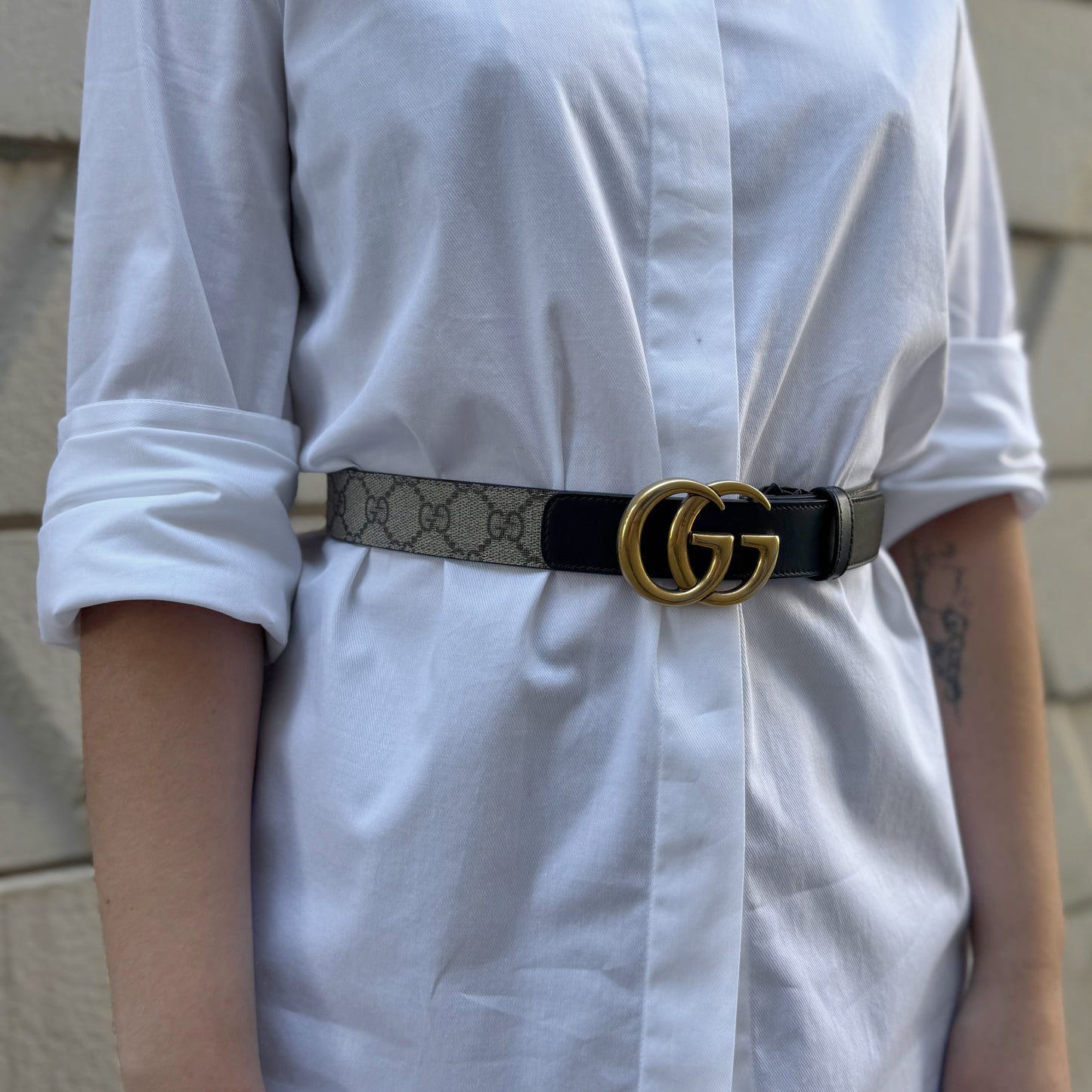 Gucci GG Supreme Monogram GG Belt